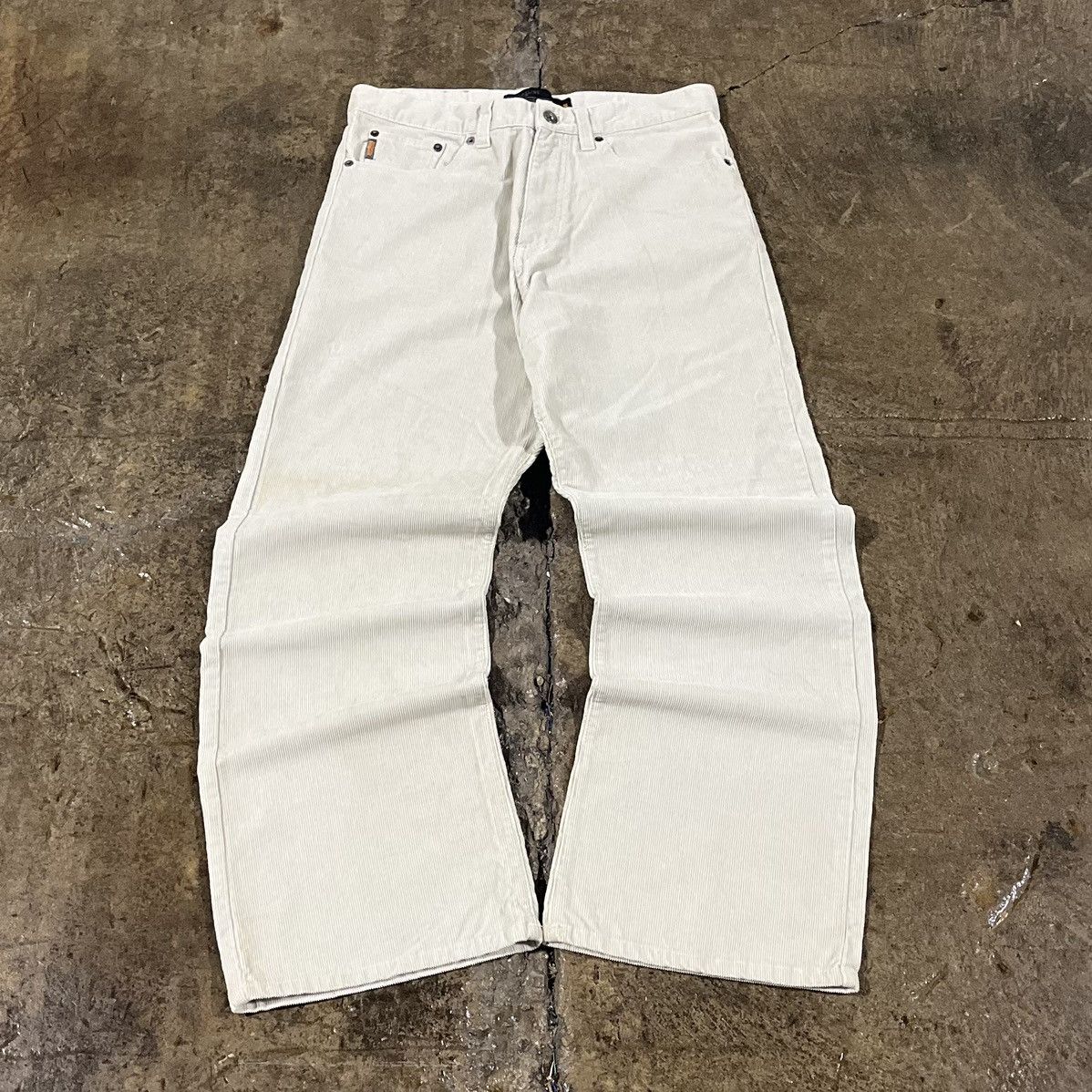JNCO × Southpole × Vintage Crazy Y2K Boot Cut Baggy Wide Leg Flare Corduroy Pants Size US 27 - 2 Thumbnail