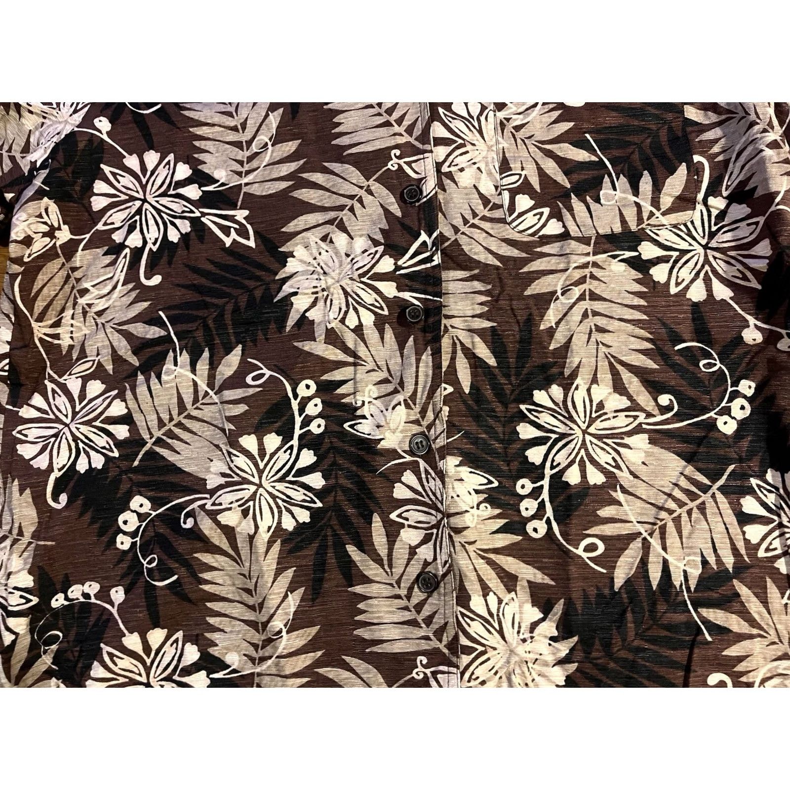 Vintage VINTAGE Dressbarn Silk Floral Shirt Pants Set Women’s L Brown 90s Floral Shirt Pants Set Mens Women’s Girl Boy? Size L / US 10 / IT 46 - 4 Thumbnail