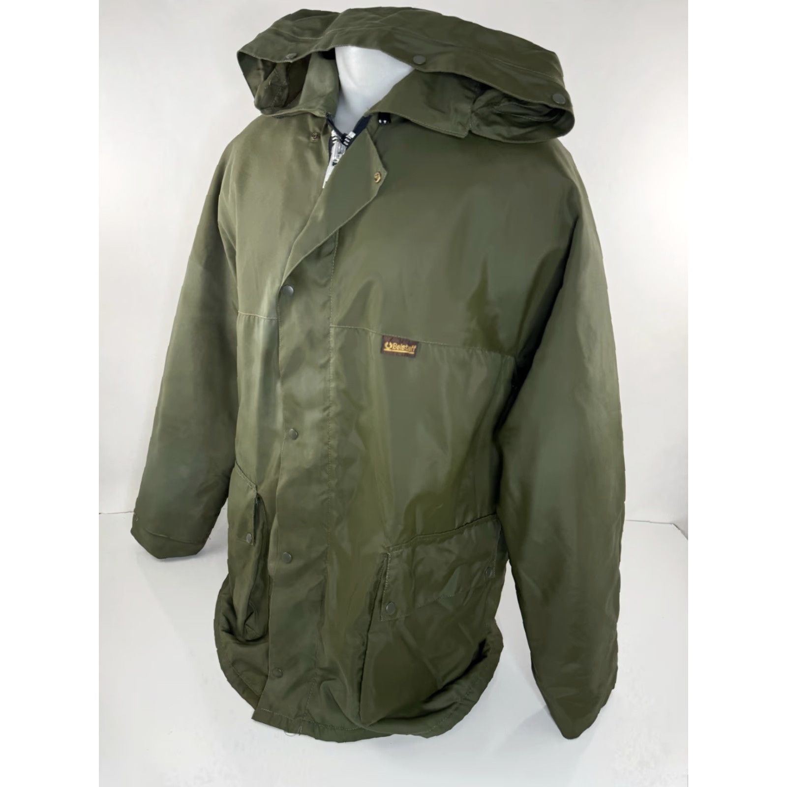 Belstaff BELSTAFF Jacket Mens Hooded Zip Lightweight Rain Derwent Chore Barn XL Green Size US XL / EU 56 / 4 - 3 Thumbnail