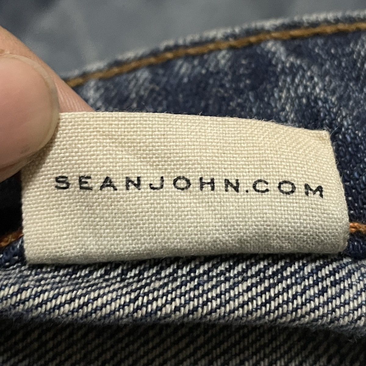 Sean John Rare Design Vintage Brand Sean John Baggy Ripped Jeans 2000s Size US 38 / EU 54 - 9 Thumbnail