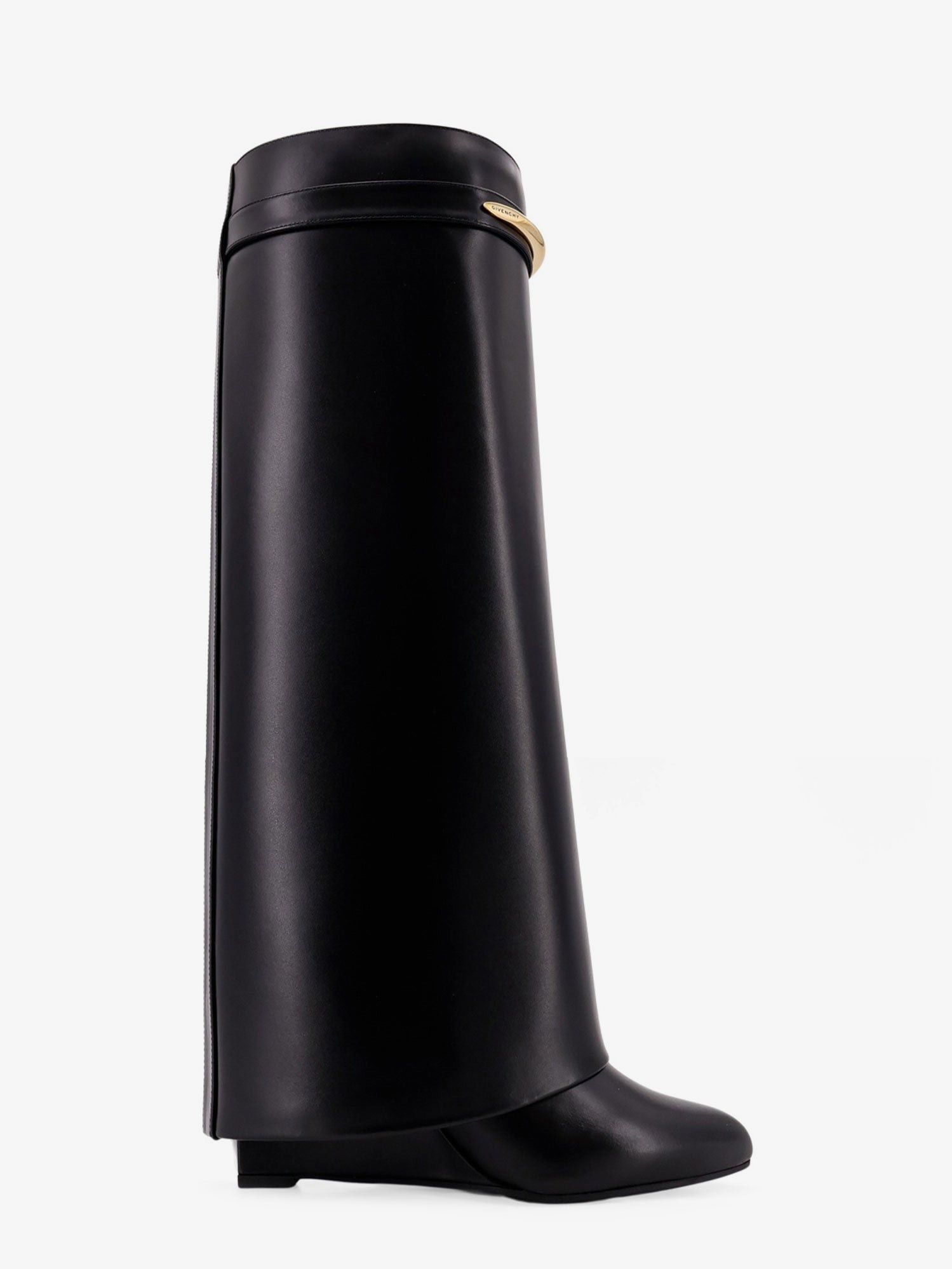 Givenchy Shark Leather Boots Size US 7 / IT 37 - 1 Thumbnail