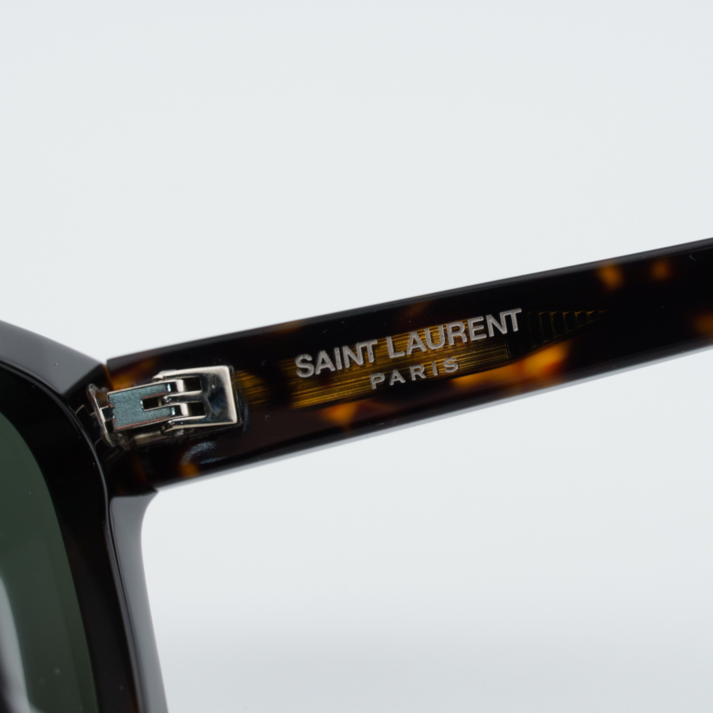 Saint Laurent Paris Saint Laurent SL633CALISTA 002 Sunglasses Havana Rectangle Size ONE SIZE - 4 Thumbnail