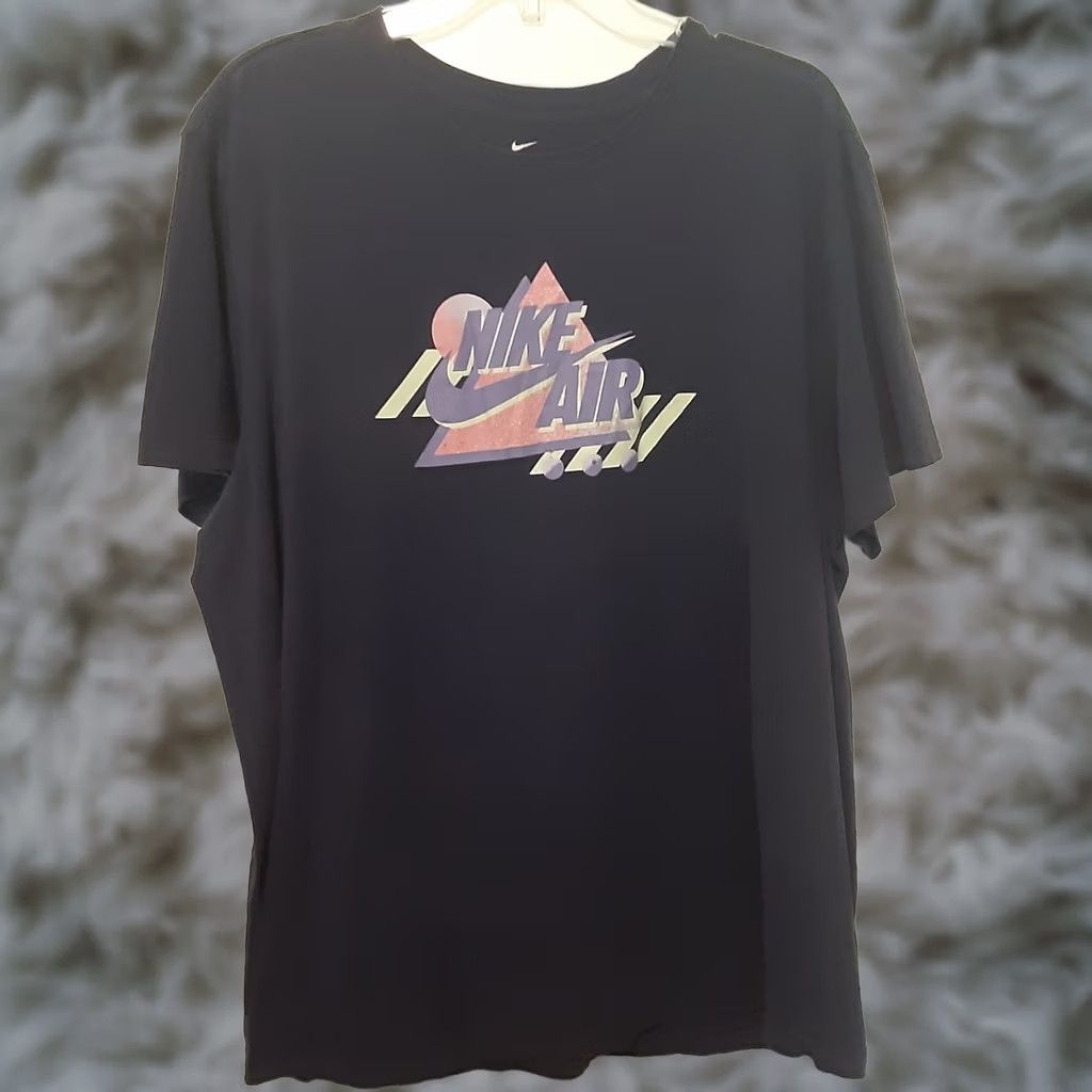 Nike Nike Tee T-Shirt Blue Womens 2XL Short Sleeve Crew Neck Nike Logo Shirt Size XXL / US 16-18 / IT 52-54 - 1 Thumbnail