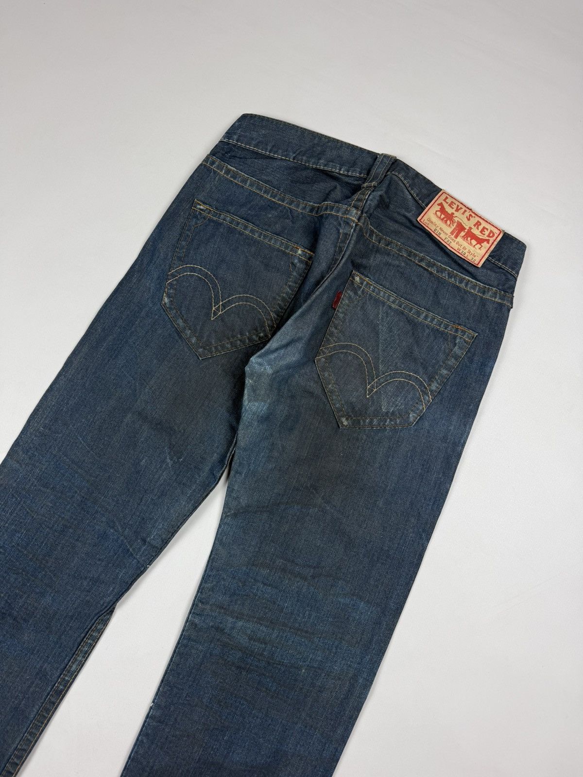 Levi's Levis RED Lot 01M F02 Vintage Men’s Wide Leg Cowboy Jeans Size US 30 / EU 46 - 17 Thumbnail