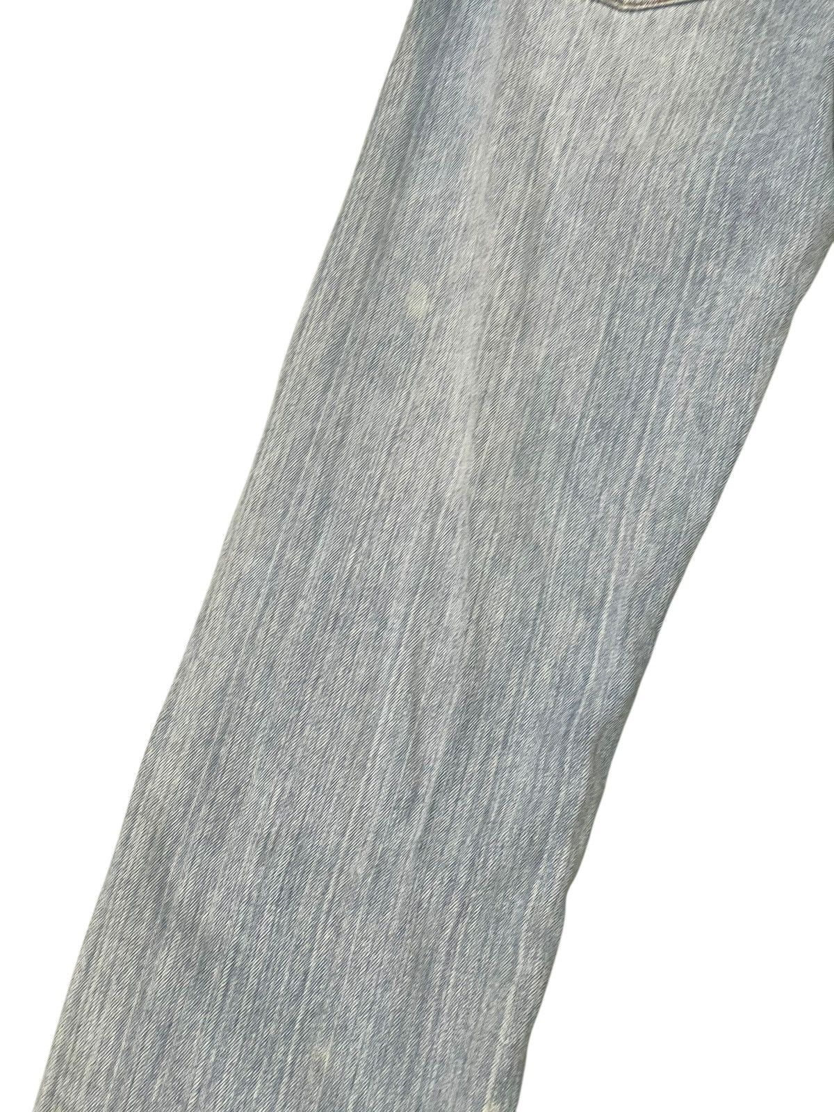 Japanese Brand Distress Jeans Nylaus Faded Blue Regular Fit 9🟦 Size US 32 / EU 48 - 13 Thumbnail