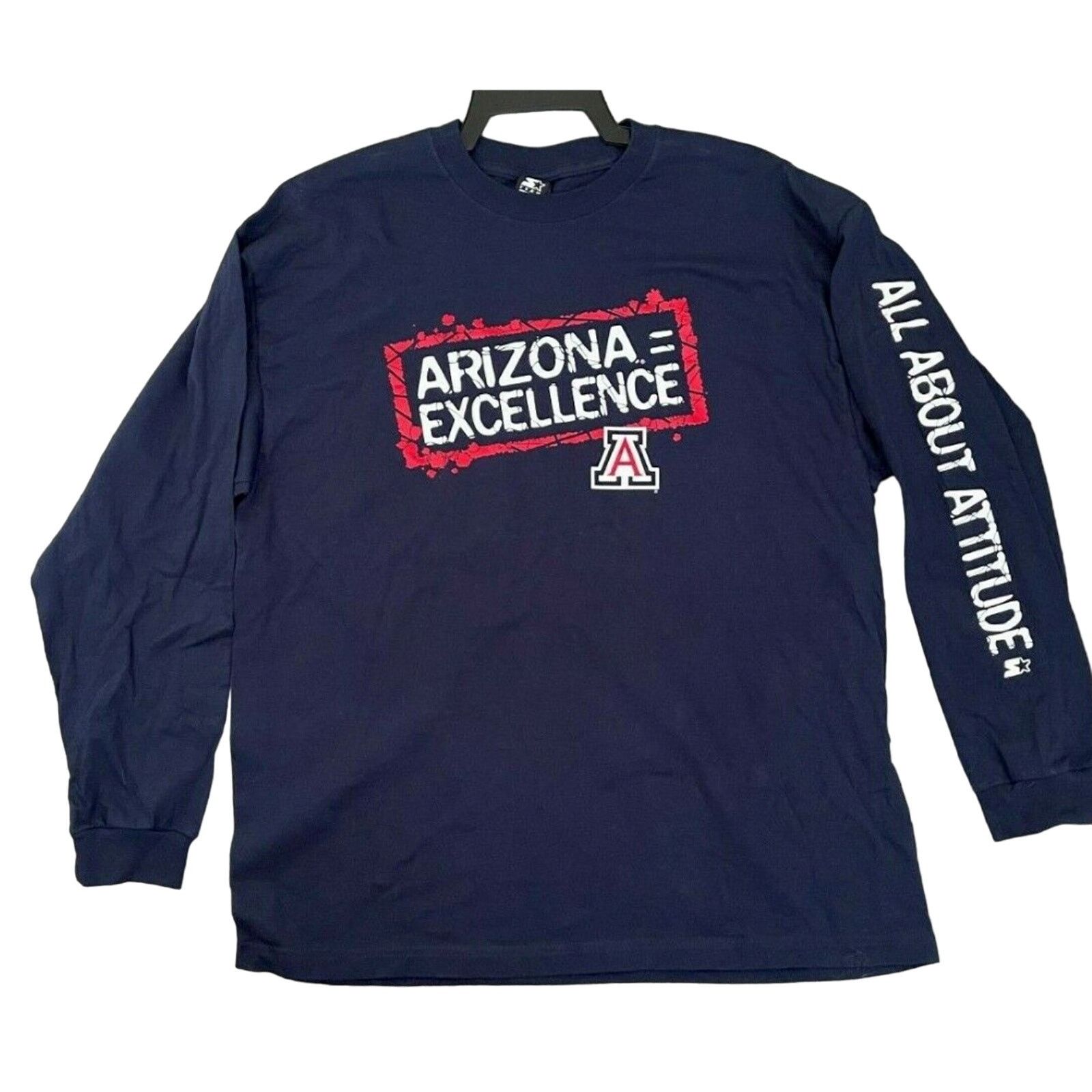 Starter Starter University of Arizona Excellence Long Sleeve Tee 3XL Size US XXL / EU 58 / 5 - 1 Thumbnail