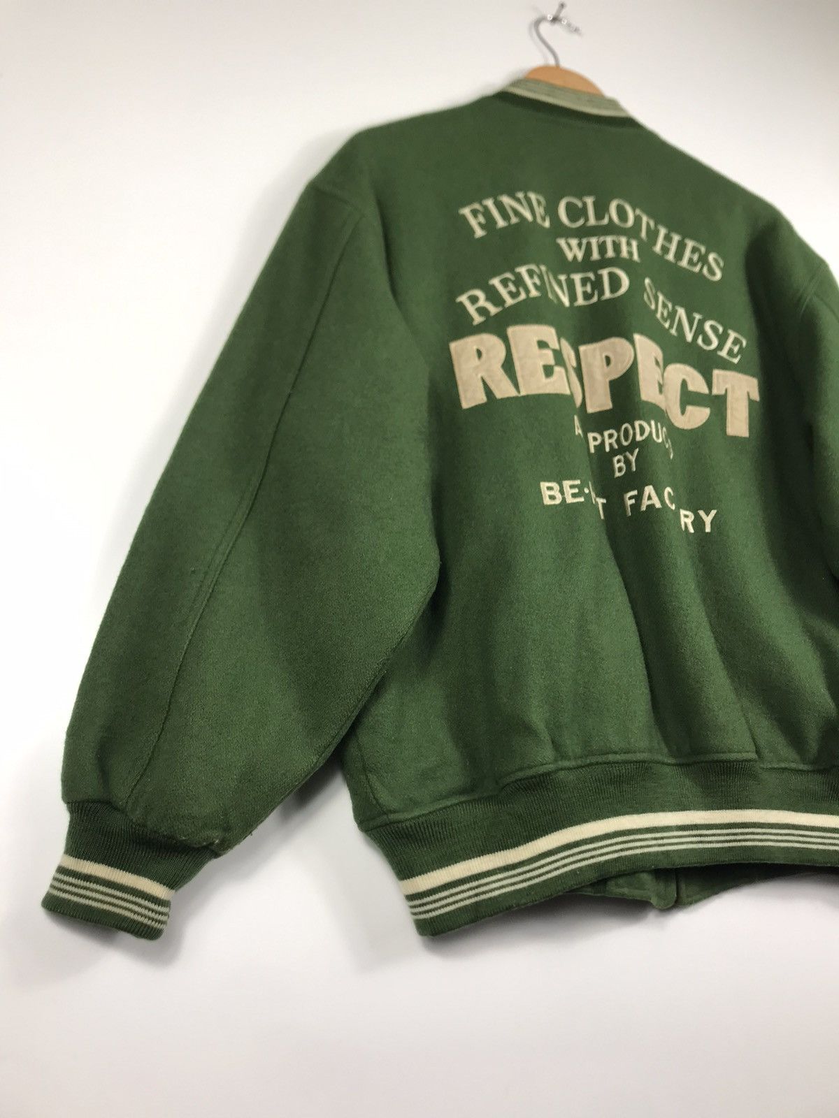 Vintage ⚡️Vintage Aburaysia Head Boy Wool Zipper Varsity Jacket Size US L / EU 52-54 / 3 - 13 Thumbnail