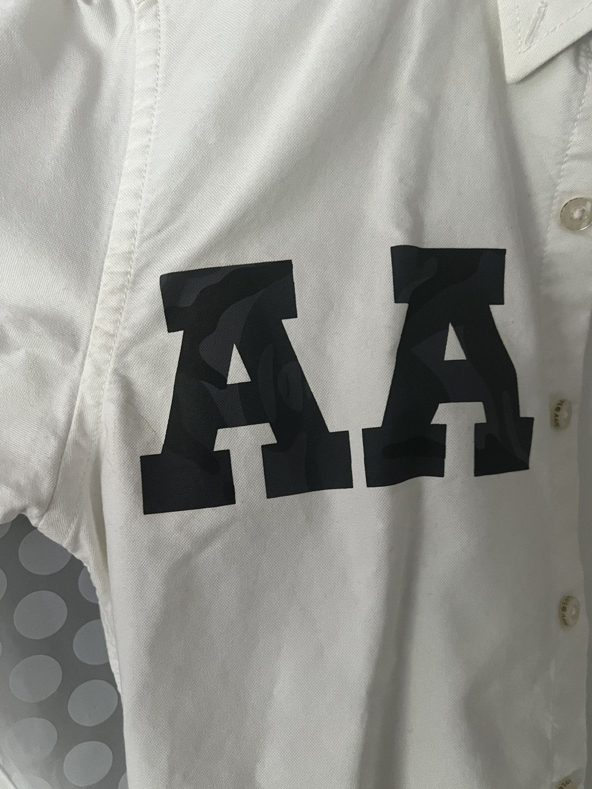 Aape Aape by bathing ape camo letter dress shirt Size US S / EU 44-46 / 1 - 10 Thumbnail