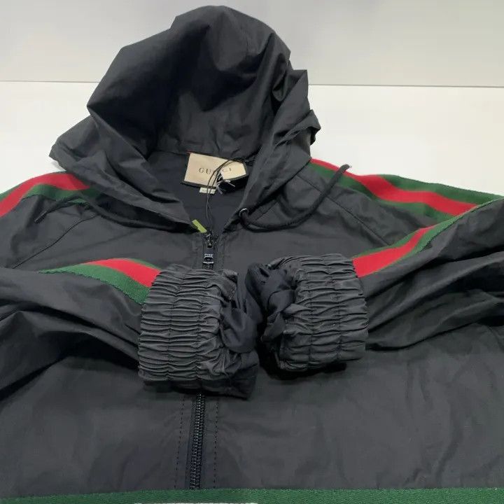Gucci Gucci Gucci Logo Hooded Jacket for Men -2506 Size US XS / EU 42 / 0 - 2 Thumbnail