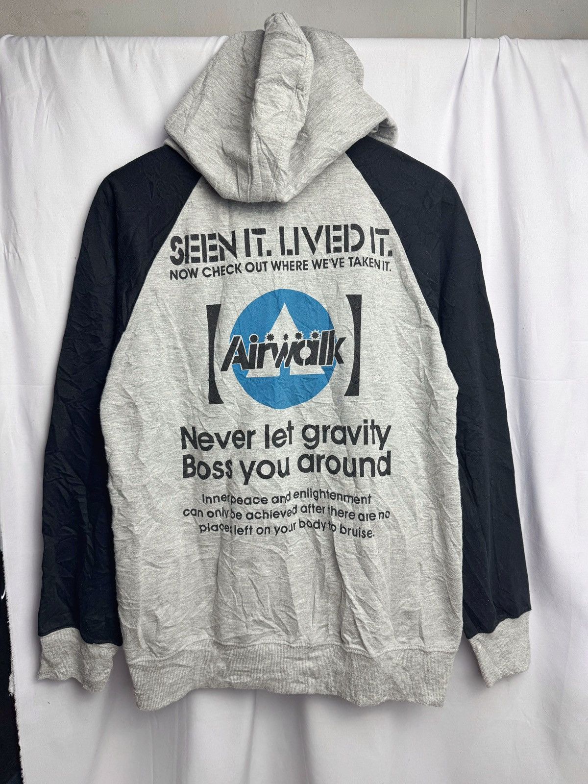 If Six Was Nine × Japanese Brand × Le Grande Bleu (L.G.B.) Japanese Brand Poem Airwalk Hoodie Size US M / EU 48-50 / 2 - 2 Thumbnail