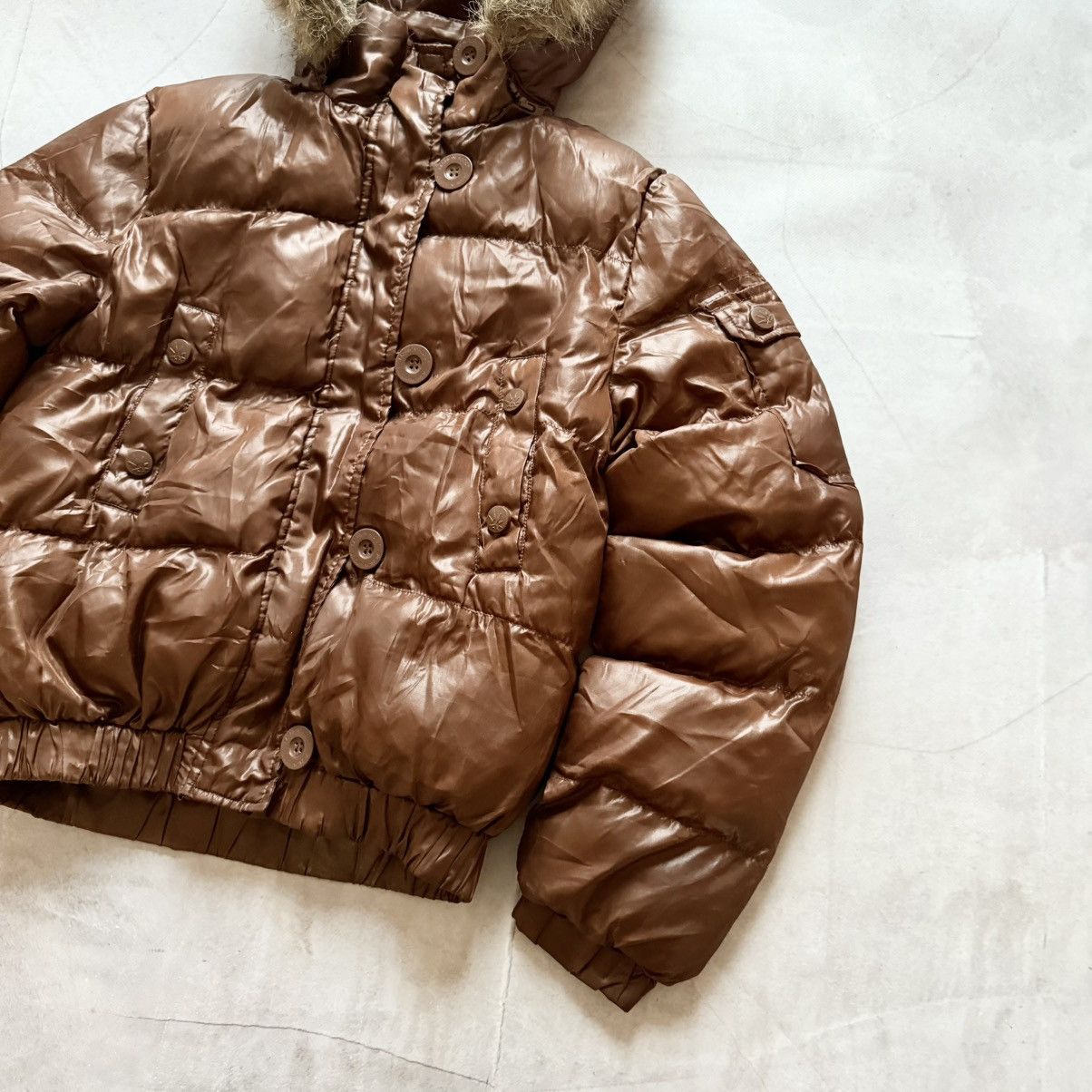 If Six Was Nine Military Bomber Jacket Fur LGB If Six Was Nine Vibe Y2K Size M / US 6-8 / IT 42-44 - 2 Thumbnail