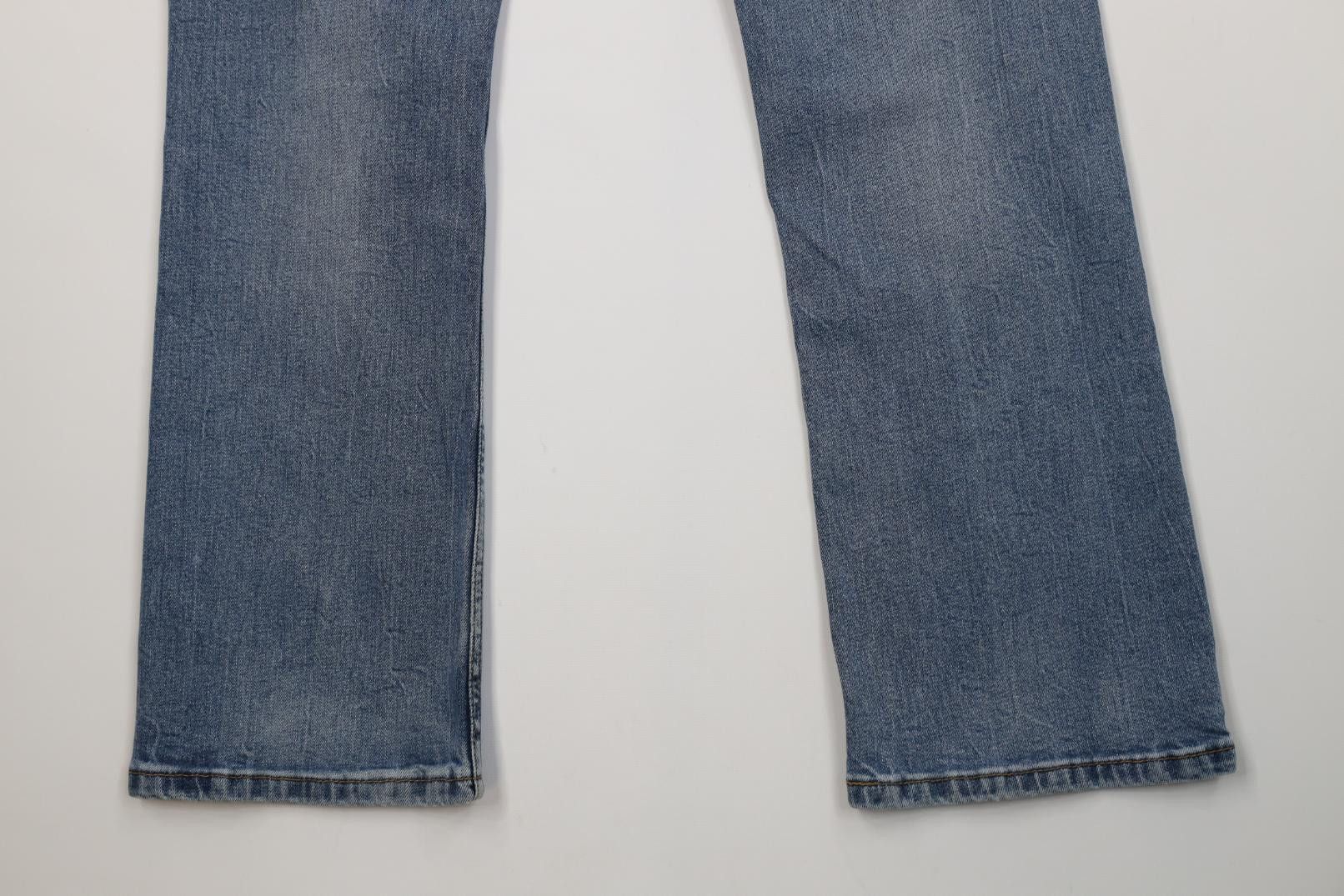 Levi's Vintage Y2K Levis 527 Slim Bootcut Flared Denim Jeans Blue Size US 32 / EU 48 - 11 Thumbnail