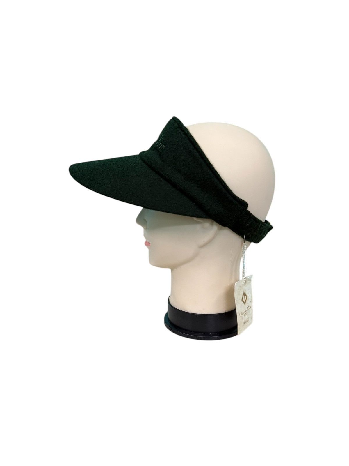 Dior VINTAGE CHRISTIAN DIOR SPORT GREEN VISOR Size ONE SIZE - 6 Thumbnail