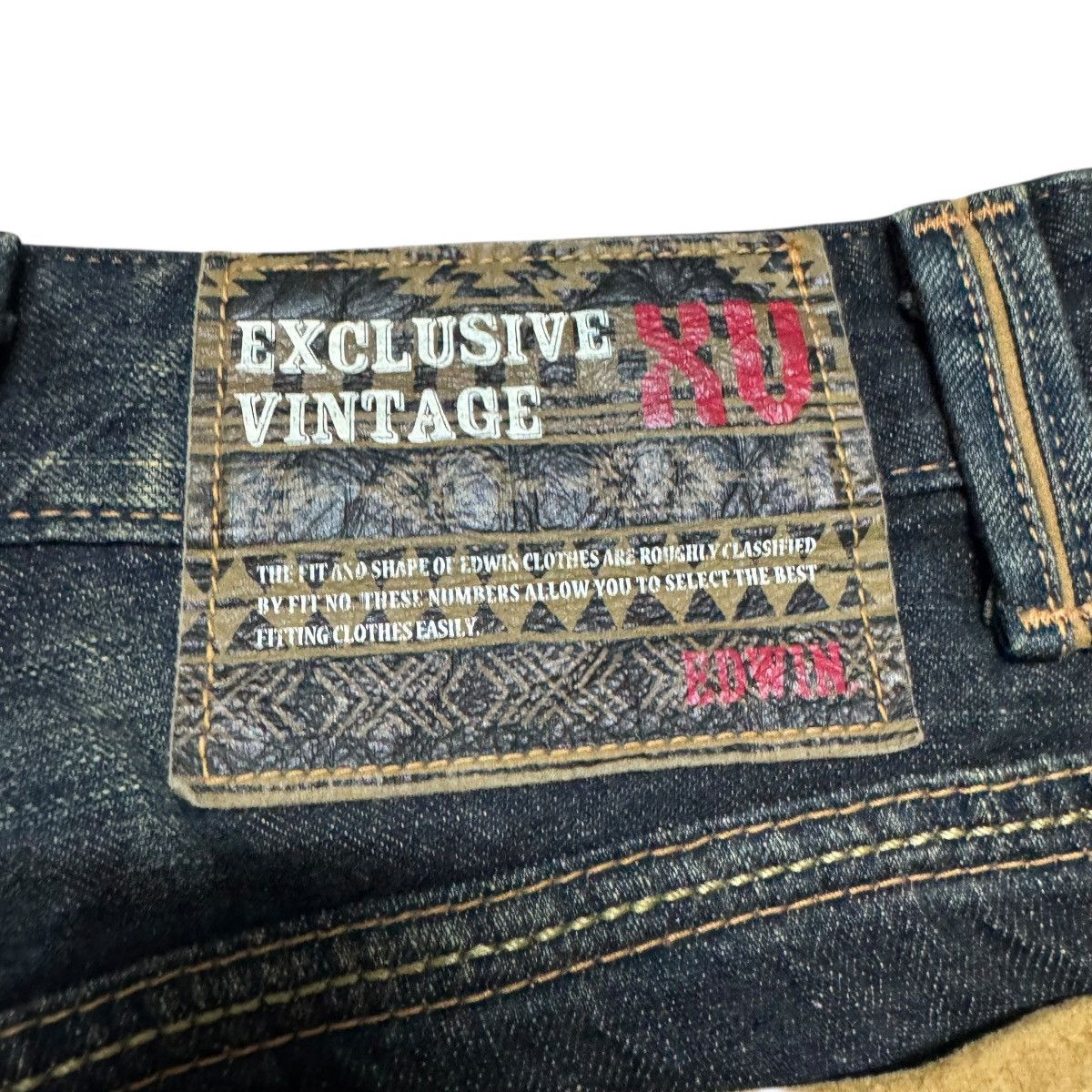 Edwin Vintage Edwin 441XVS Denim Flare Jeans Rusty Size US 28 / EU 44 - 15 Thumbnail