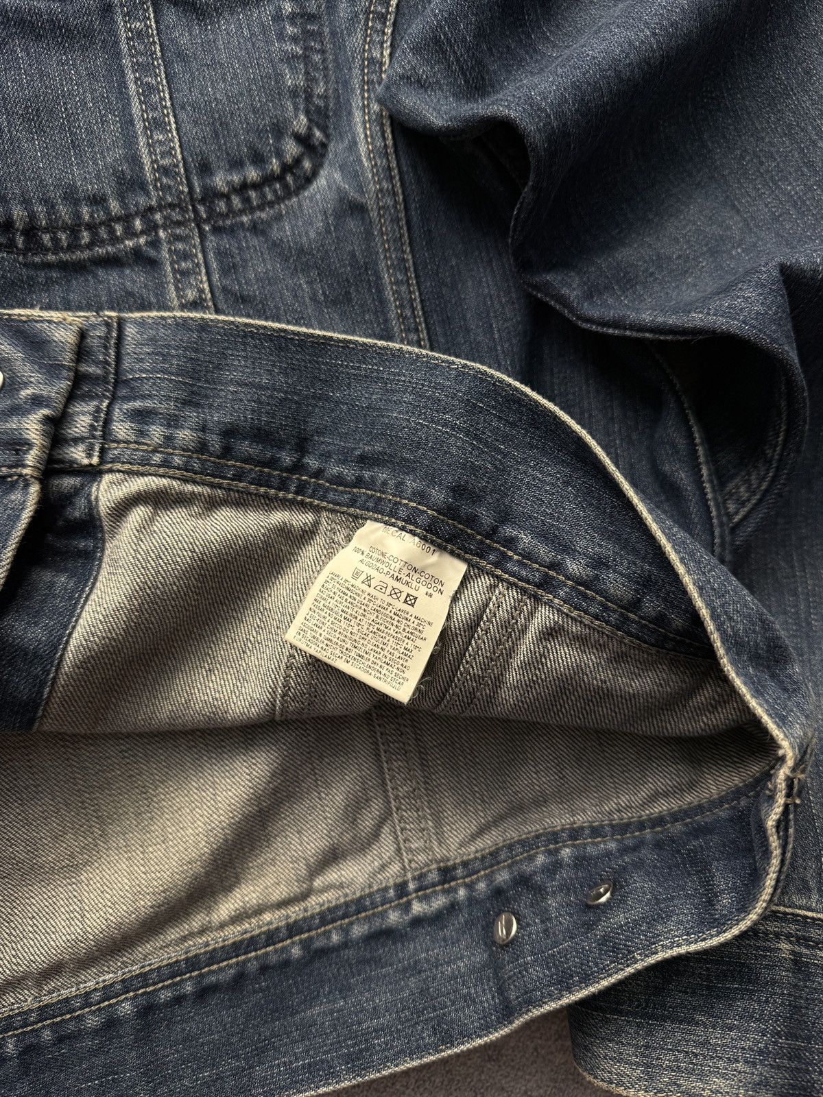 Diesel Vintage Diesel Denim Jacket Y2K Jeans Mini Logo Size US L / EU 52-54 / 3 - 7 Thumbnail