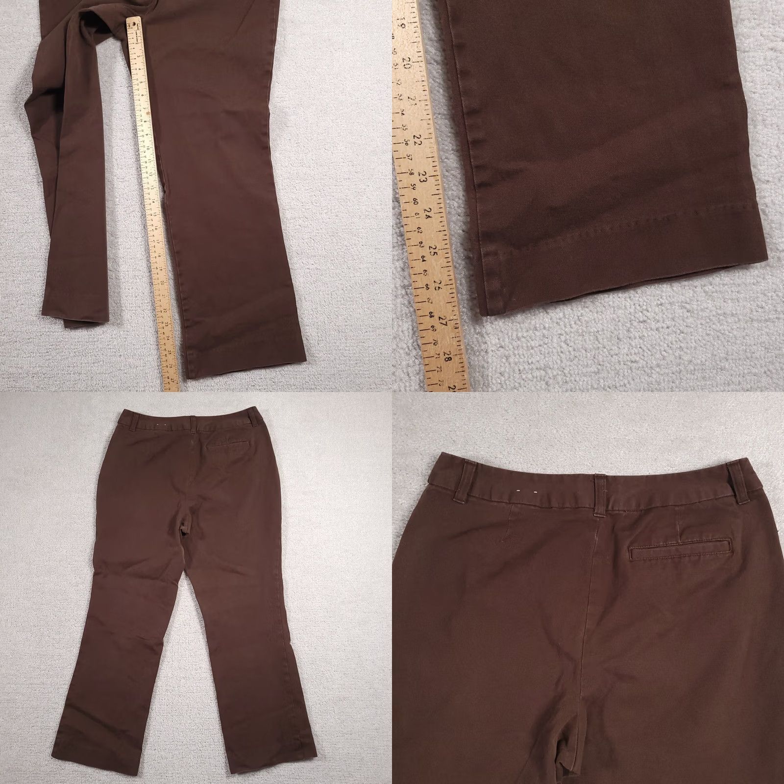 Vintage St. John's Bay Pants Women's 12 Brown Bootcut Pockets Stretch Regular Bootcut Pants Brown Women 12 St. John's Bay Mens Womens Girls Size 34" / US 12 / IT 48 - 8 Thumbnail