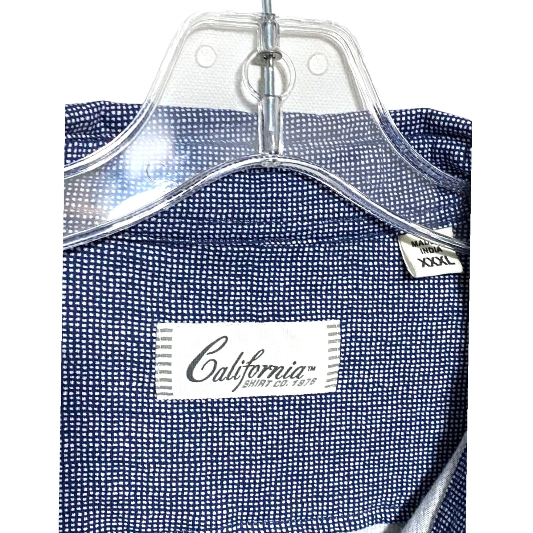 CO VINTAGE California Shirt Co Navy/Blue Button-Up Shirt Men 3XL NWT Geometric Nautical Preppy Casual Workwear Shirt Size US XXL / EU 58 / 5 - 4 Thumbnail