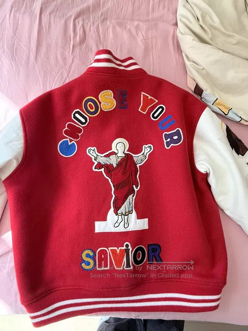 Saint Michael Saint Michael Baseball uniform, red and white patchwork Size US XL / EU 56 / 4 - 5 Thumbnail