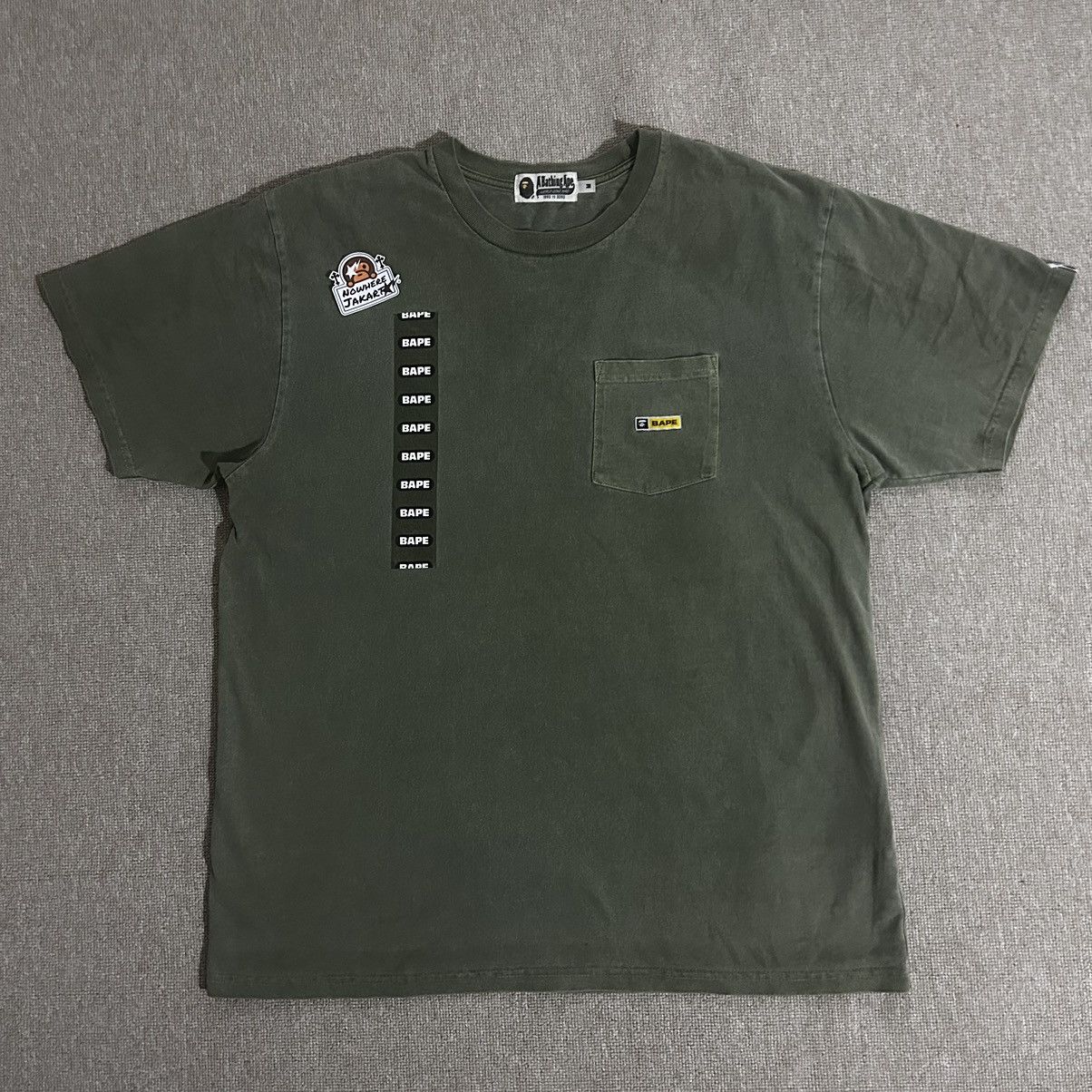 Bape Bape Text Tee Size US M / EU 48-50 / 2 - 1 Thumbnail