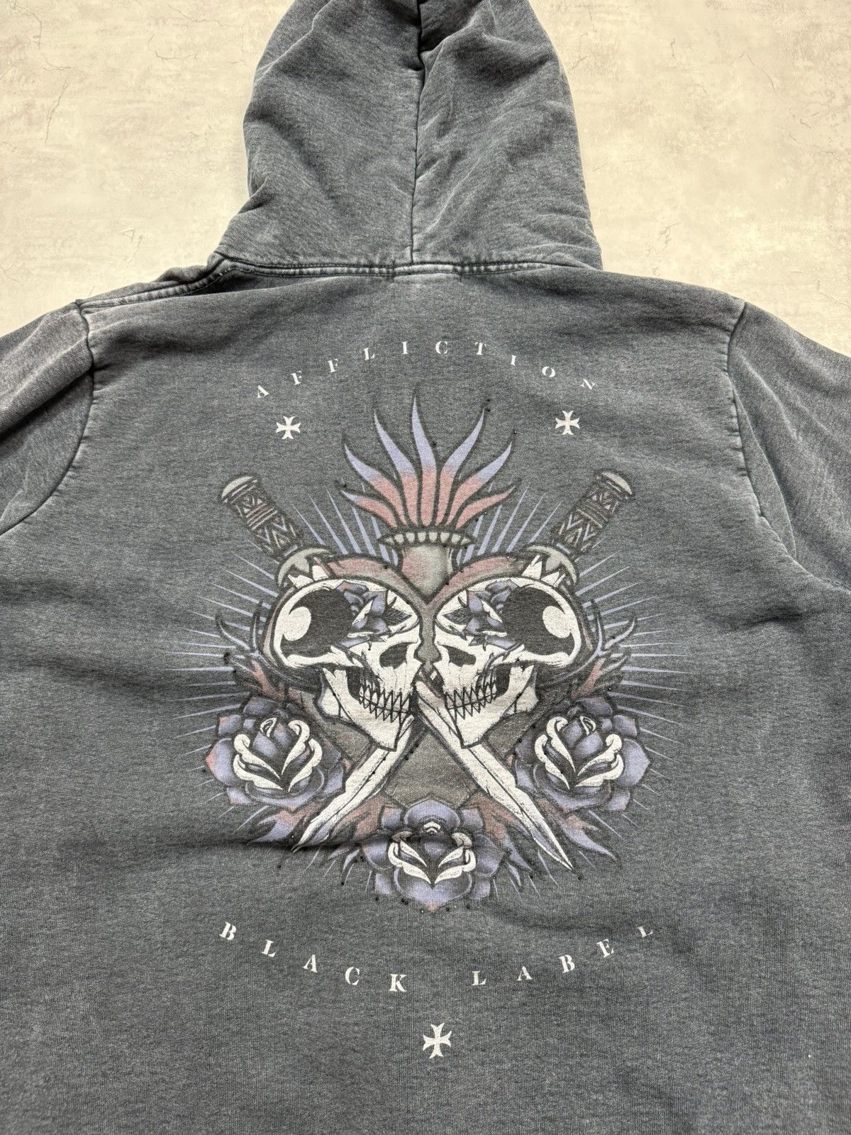 Affliction Affliction Vintage Hoodie Size US XL / EU 56 / 4 - 8 Thumbnail