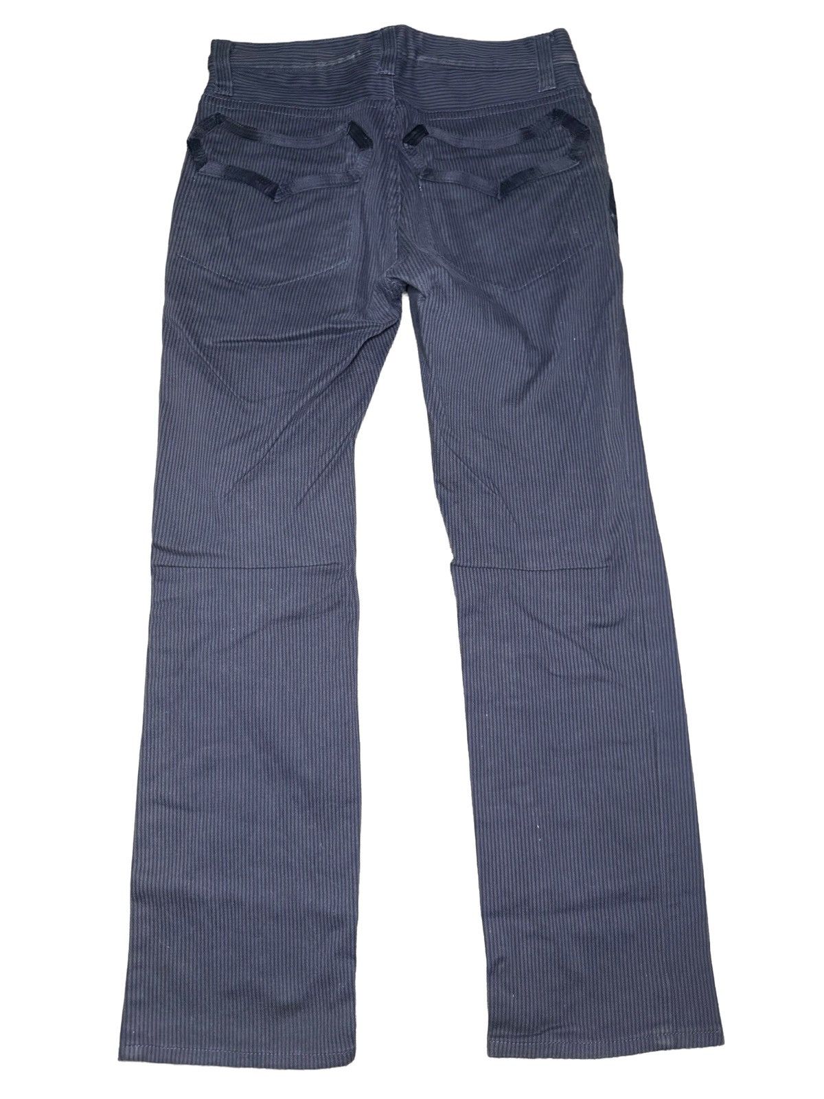 Number (N)ine Number (N)ine SS09 Runway Striped Cotton Pants Size US 30 / EU 46 - 2 Thumbnail