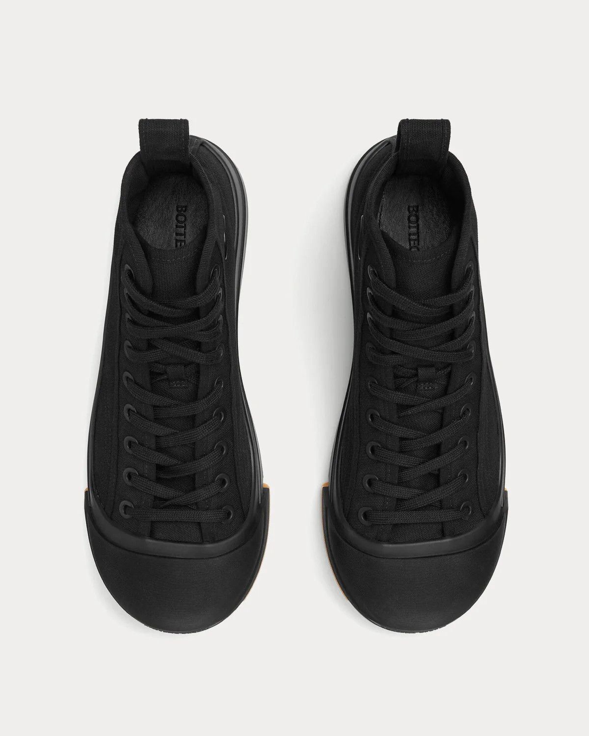 Bottega Veneta o1w1db10225 Vulcan Hi-Top Sneakers in Black Size US 9 / EU 42 - 2 Thumbnail