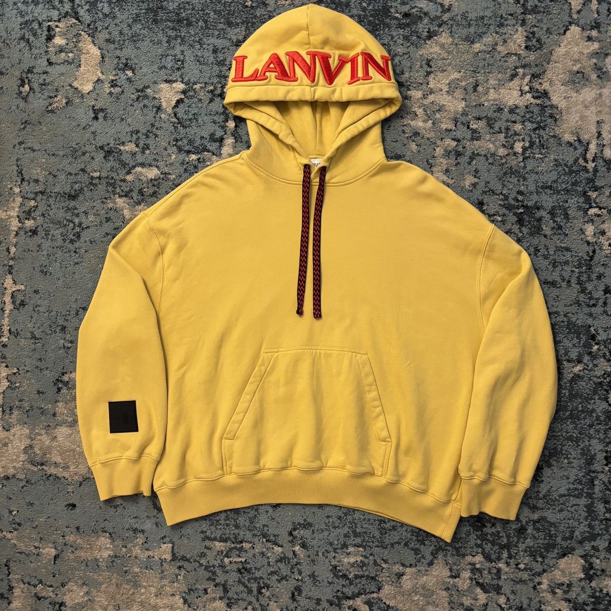 Lanvin Lanvin Embroidered Yellow Hoodie Size Large Flawless Size US L / EU 52-54 / 3 - 1 Thumbnail