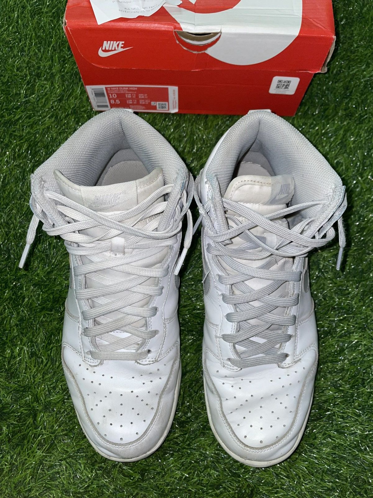 Nike Nike Dunk High Platinum Size 8.5 Men 10 Women Size US 8.5 / EU 41-42 - 3 Thumbnail