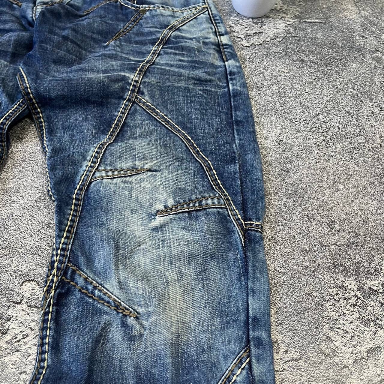 Vintage CIPO BAXX Vintage Mens Rapper Distressed Light Blue Y2K Size US 34 / EU 50 - 18 Thumbnail