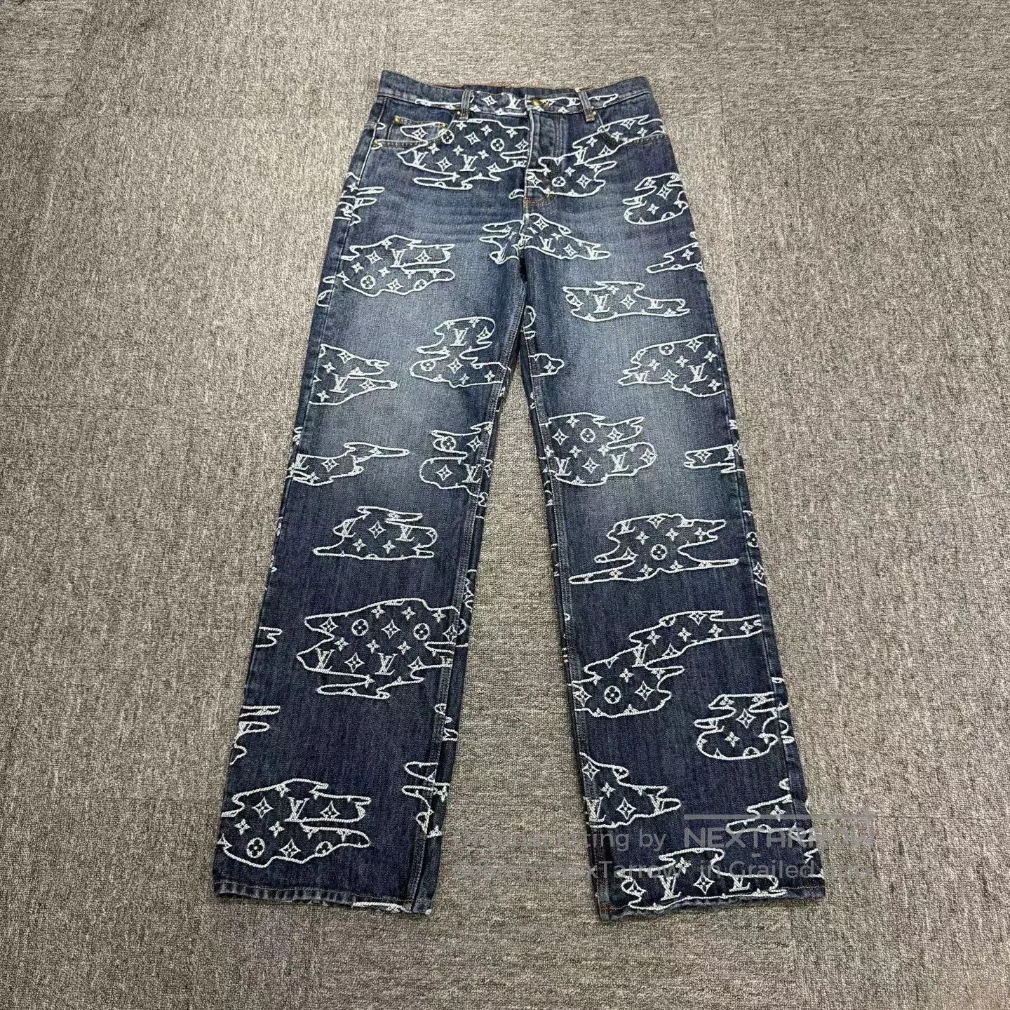 Louis Vuitton louis vuitton fw25 cloud jacquard jeans. Size 29" - 1 Thumbnail
