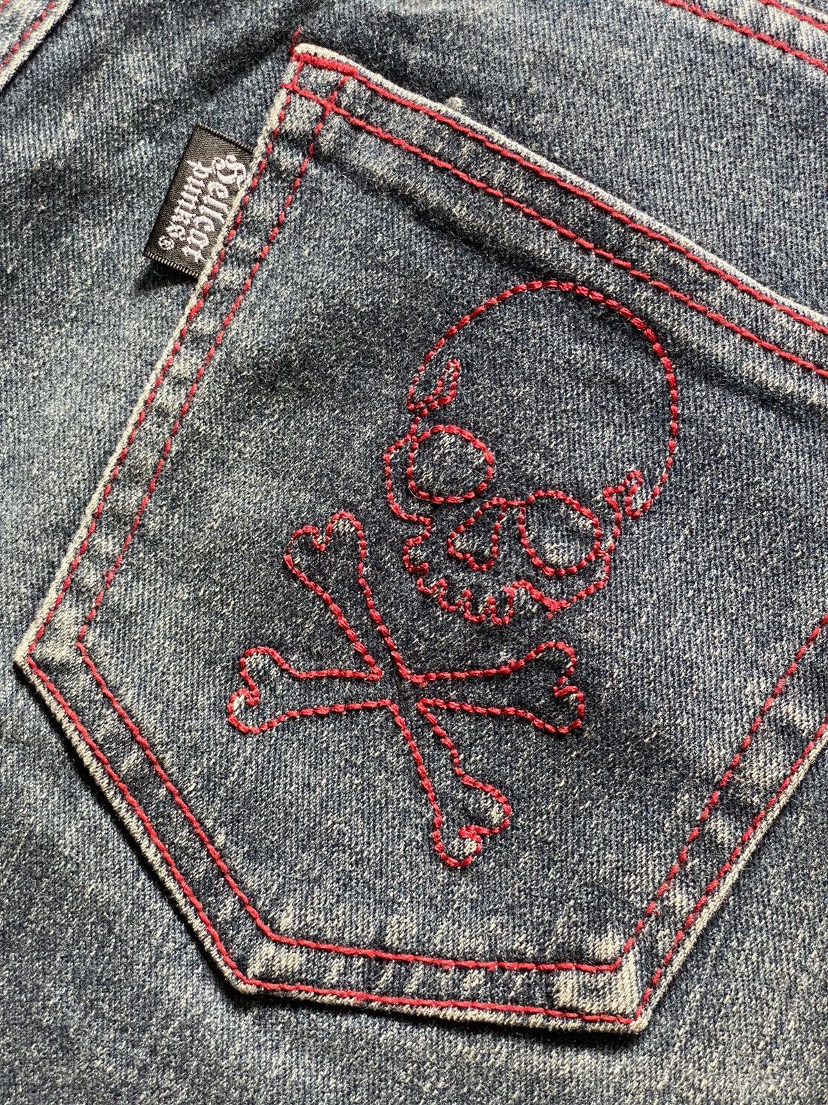 Japanese Brand Hell Cat Punk Skull Studed - Punk Style Size US 30 / EU 46 - 6 Thumbnail