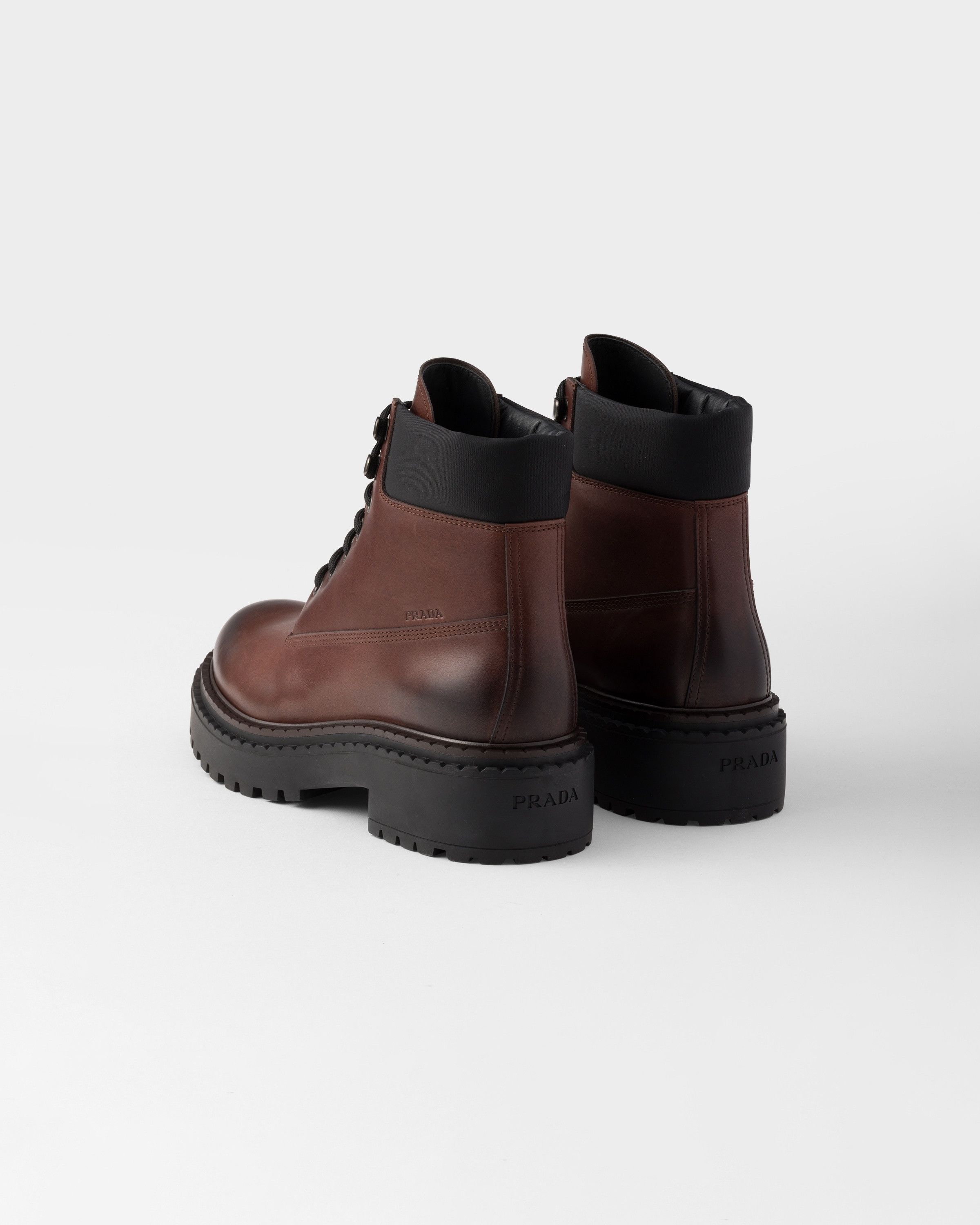Prada o1bcso1str1025 Re-Nylon Boots in Brown Size US 10 / EU 43 - 4 Thumbnail