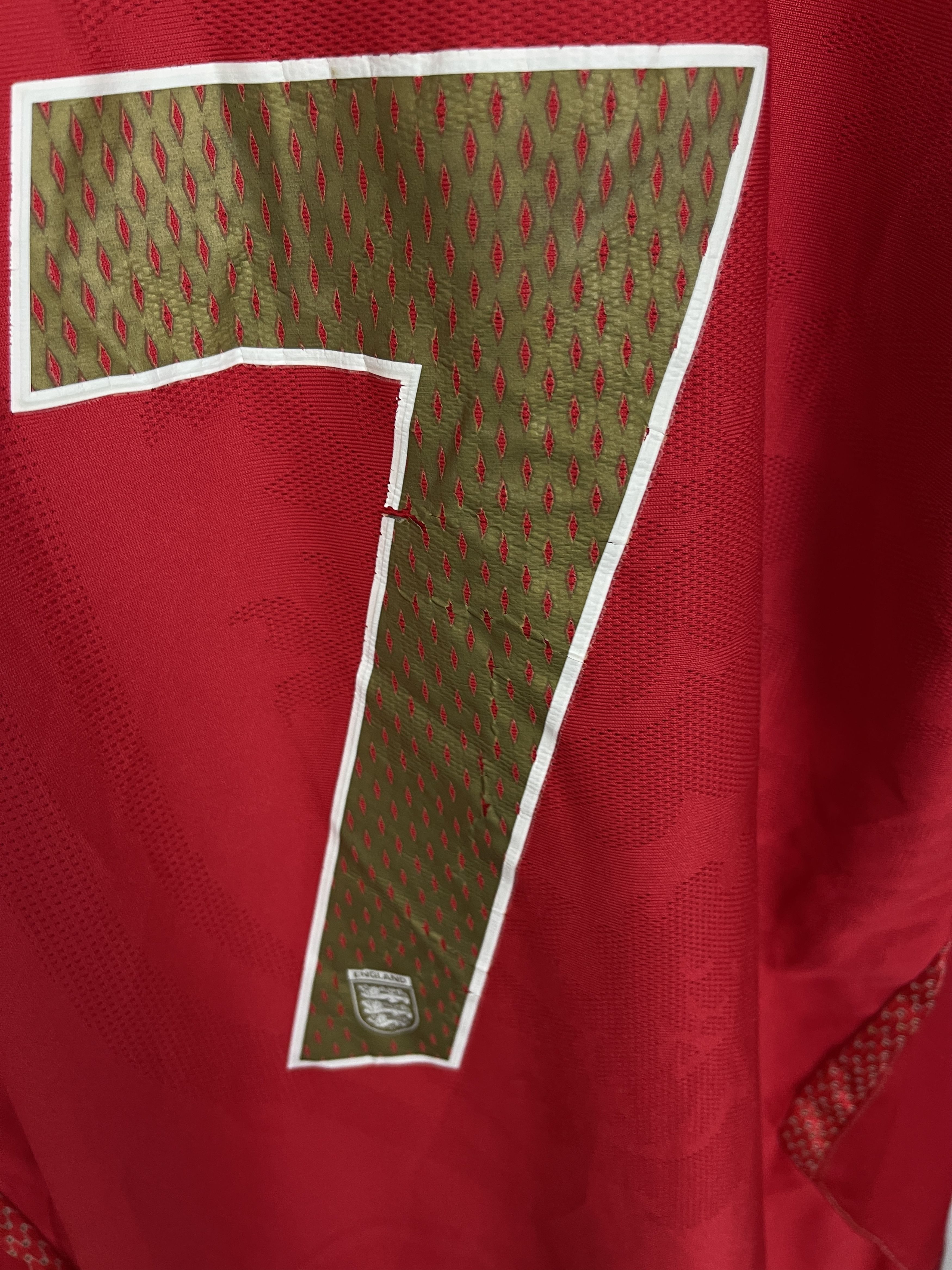 Umbro Umbro 06/07 David Beckham England World Cup Jersey Kit L XL Size US L / EU 52-54 / 3 - 9 Thumbnail