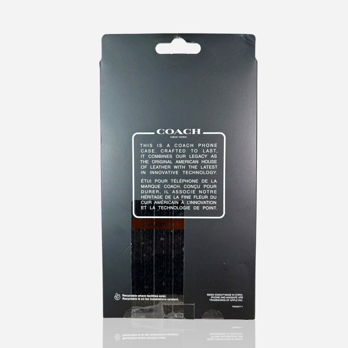 Coach Coach Protective Clear Case for MagSafe IPhone 15 Pro Max Size ONE SIZE - 2 Thumbnail