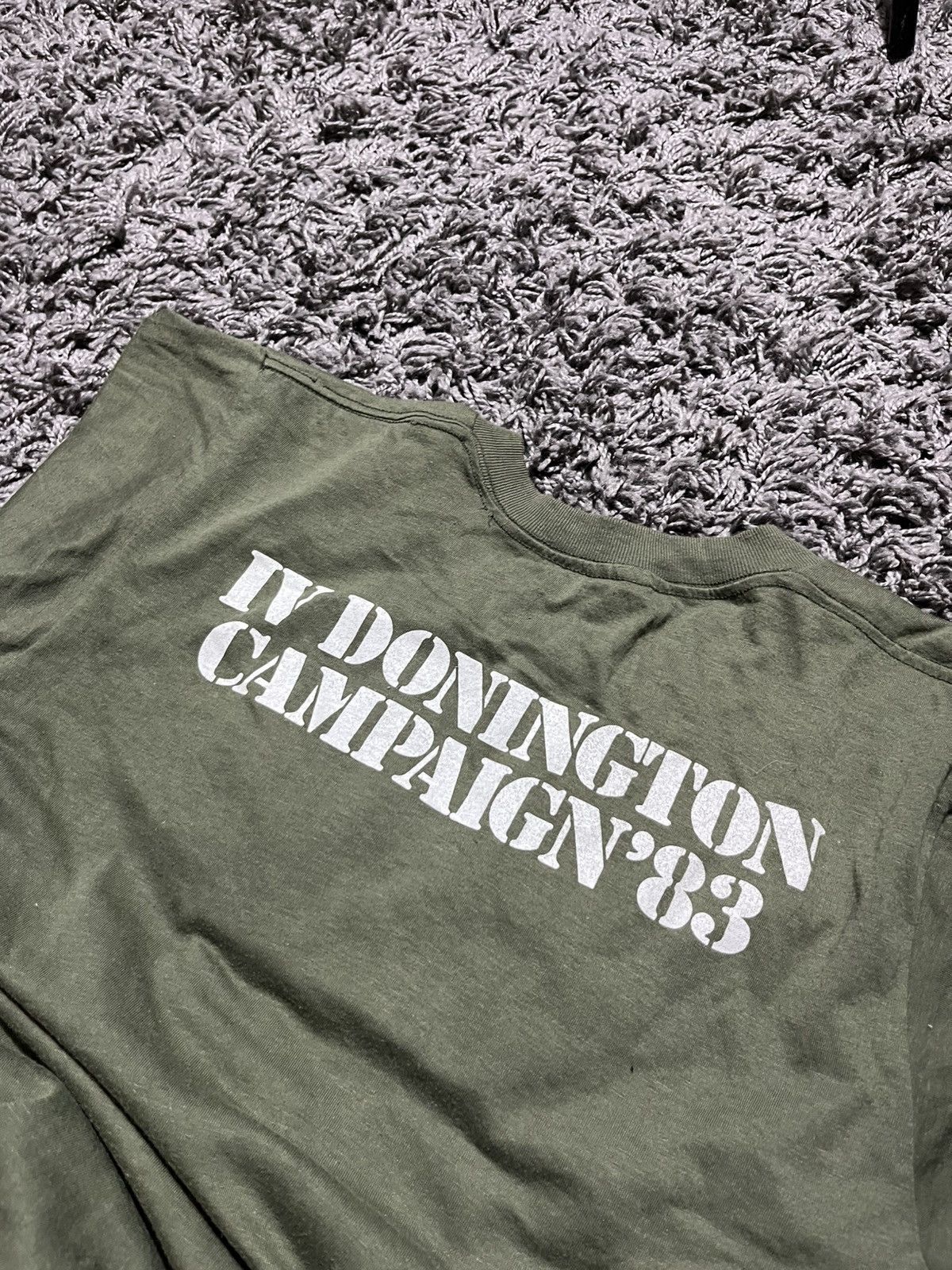 Vintage VINTAGE 1983’s WHITESNAKE COMMANDO TOUR HEAVY METAL TEE Size US L / EU 52-54 / 3 - 5 Thumbnail