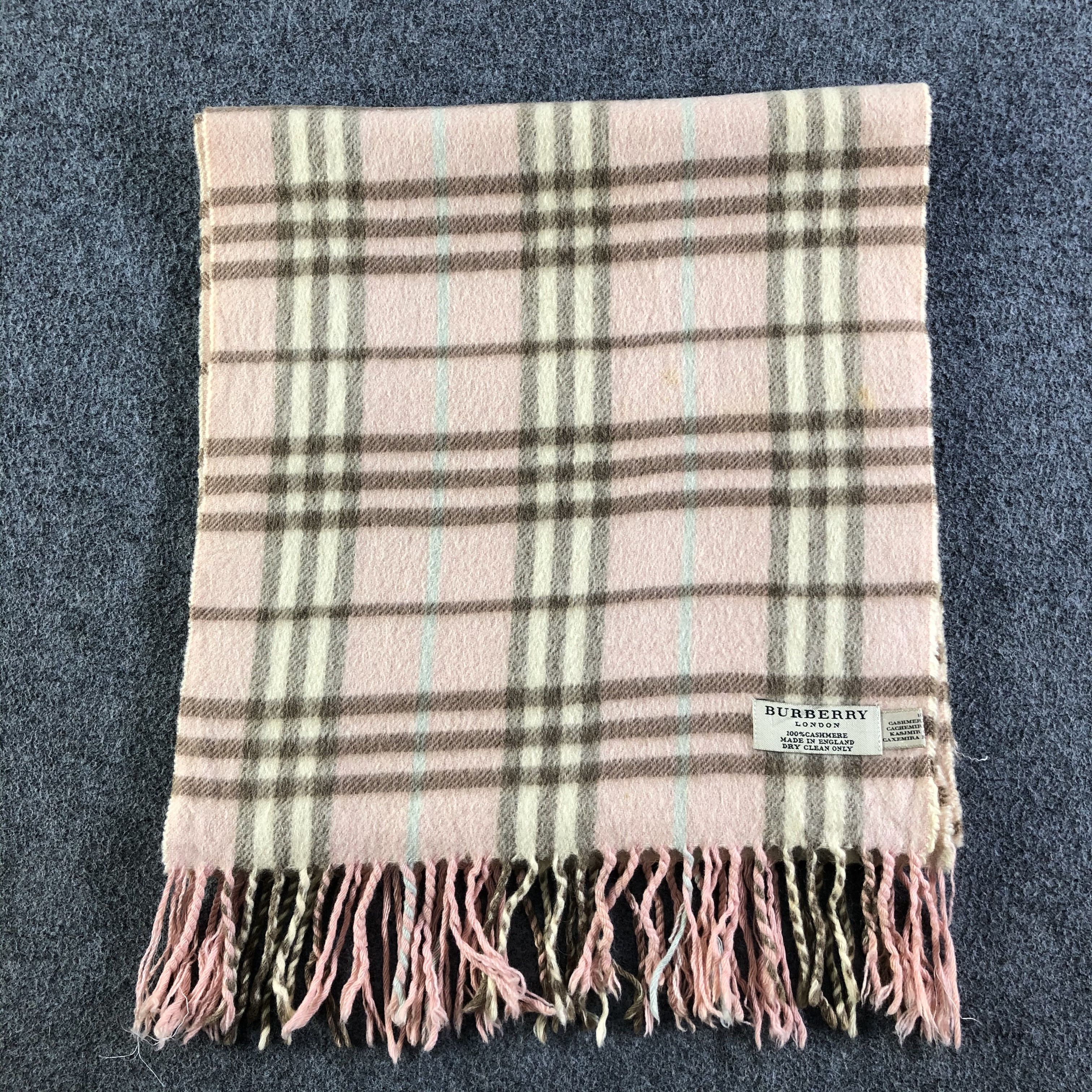 Burberry Burberry Cashmere Scarf / Muffler / Neckwear Size ONE SIZE - 4 Thumbnail