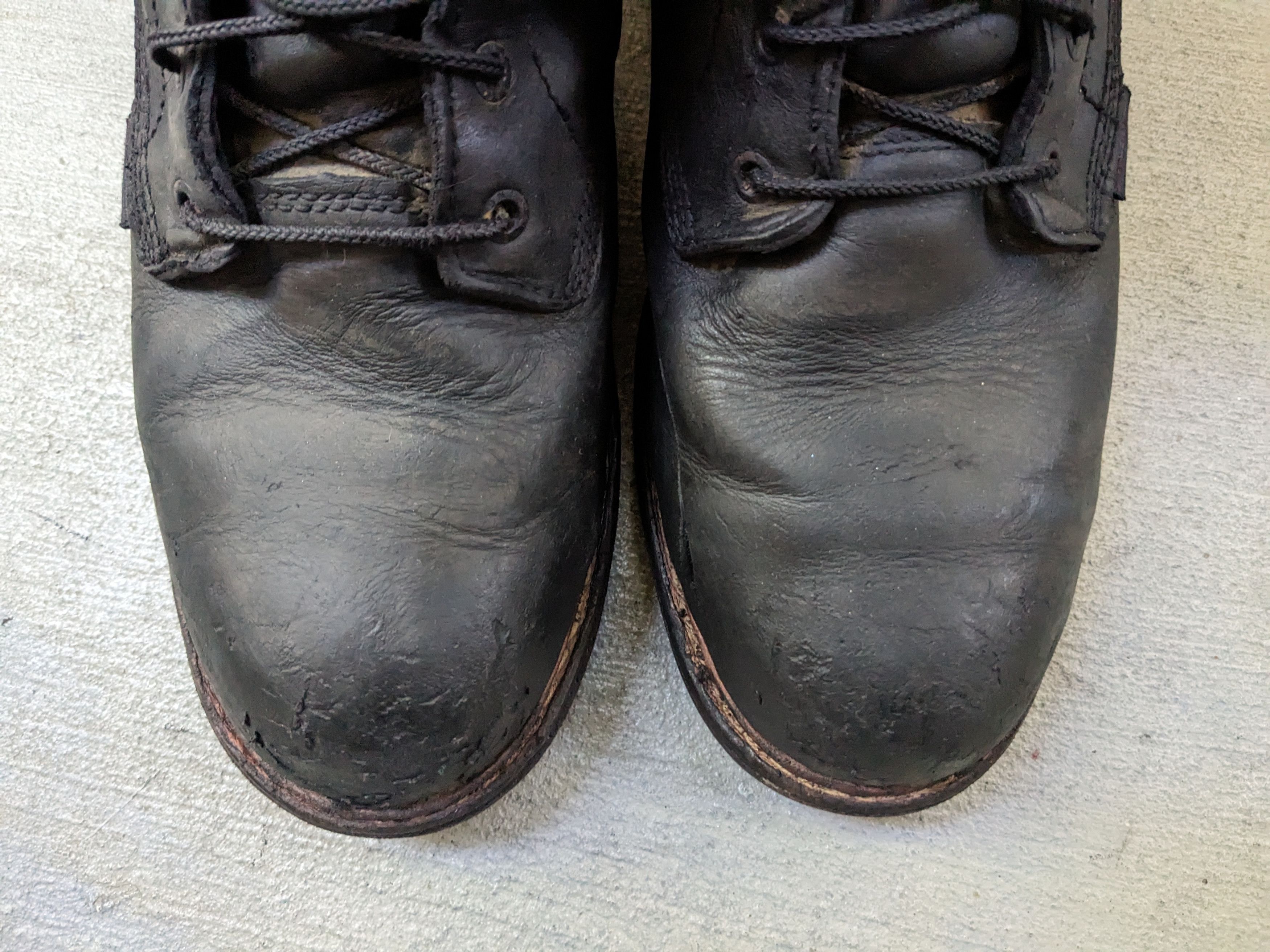 Red Wing Red Wing Boots Black 10 EE Wide Steel Toe Leather Logger Size US 10 / EU 43 - 5 Thumbnail