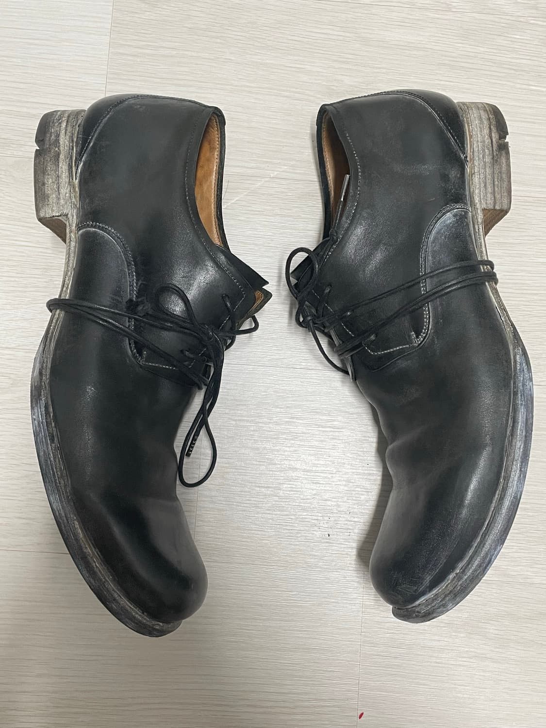 LAYER-0 CORDOVAN 4hole race up boots（Leather lace up boots）