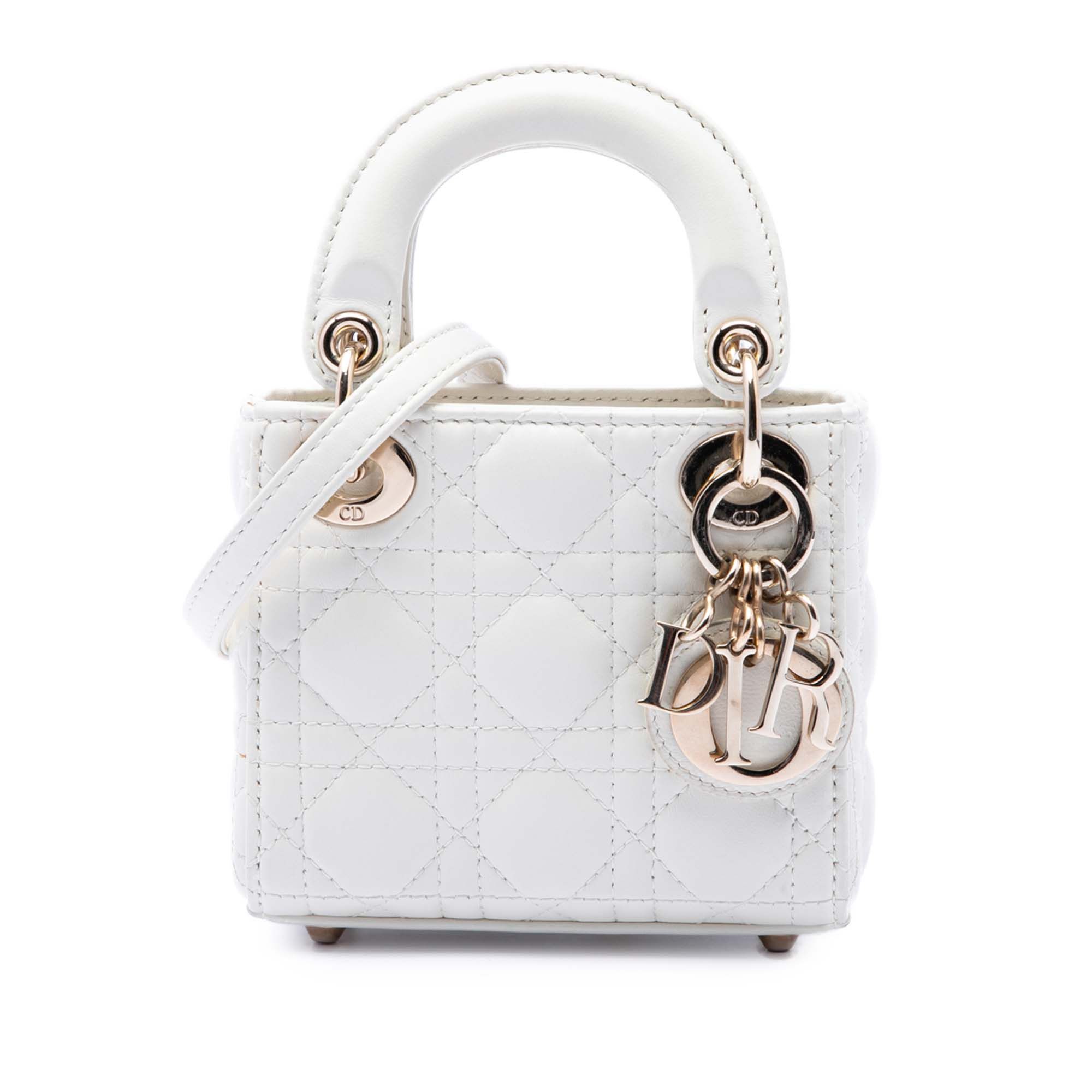 Dior Micro Lambskin Cannage Lady Dior Size ONE SIZE - 1 Thumbnail