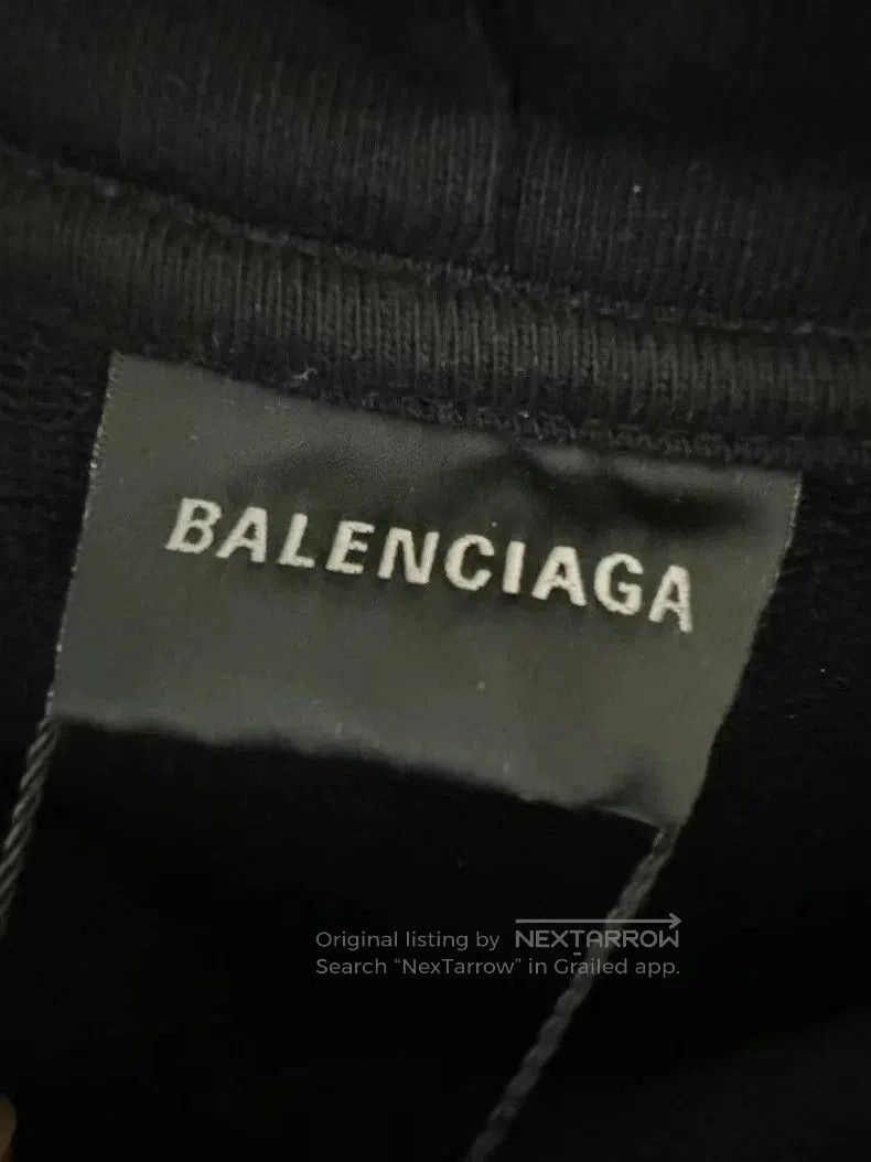 Balenciaga Balenciaga Blurred Logo Hoodie S. Size US S / EU 44-46 / 1 - 3 Thumbnail