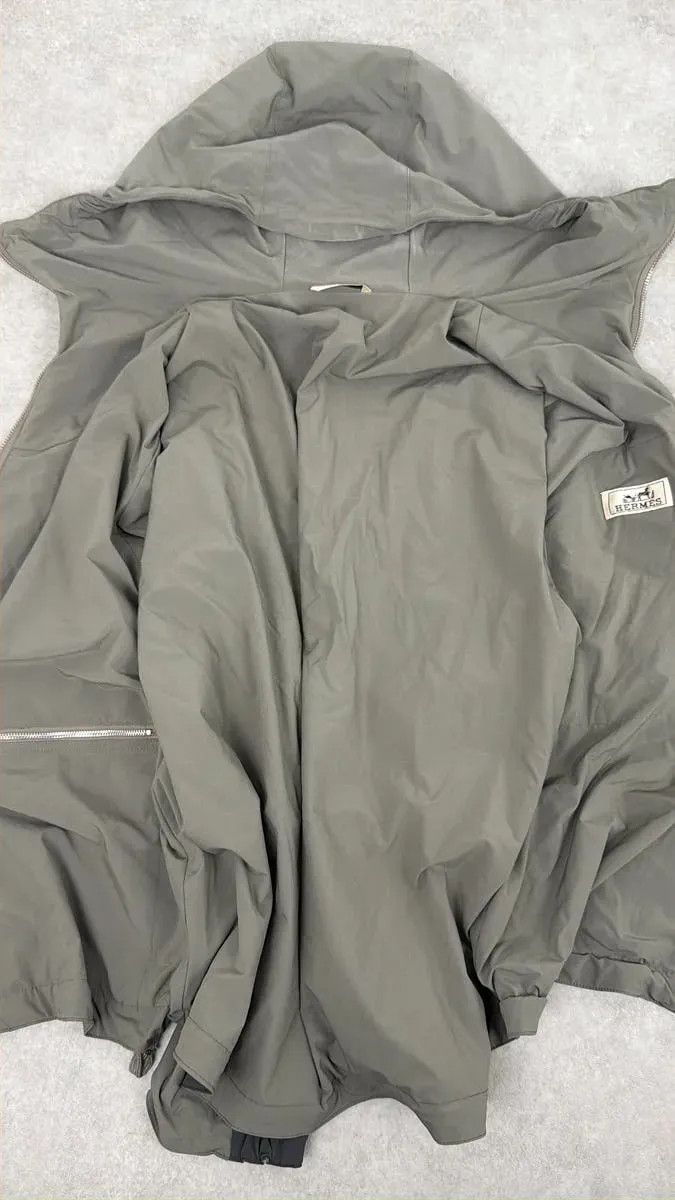 Hermes Hermes Faded Grey Light Windbreaker Jacket Size US M / EU 48-50 / 2 - 12 Thumbnail