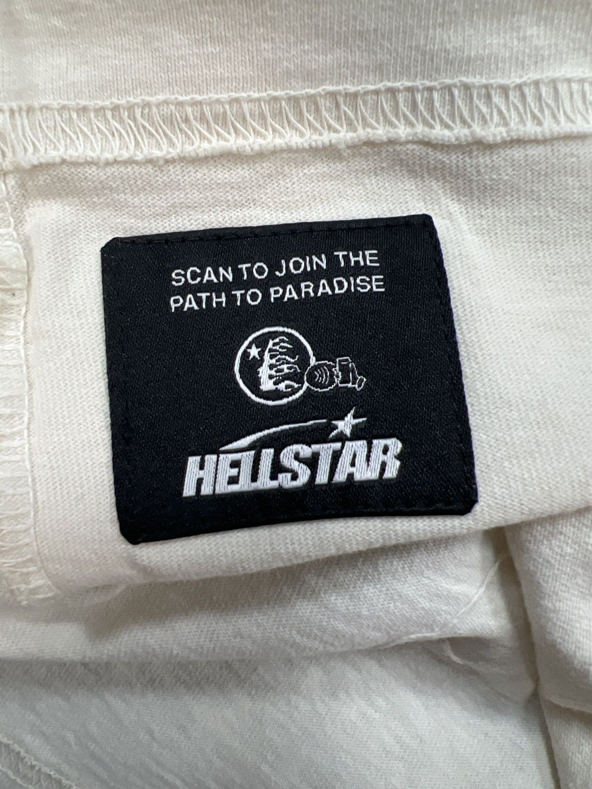 HELLSTAR Hellstar Classic T-Shirt (Regular Logo) White/Blue Size US M / EU 48-50 / 2 - 5 Thumbnail