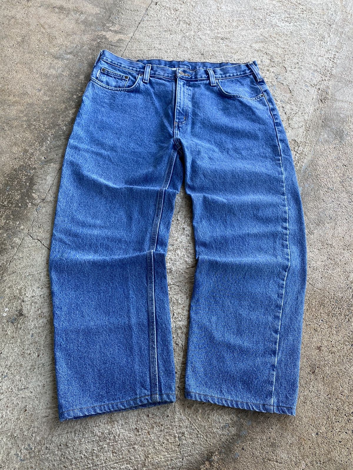 Carhartt × Vintage Vintage Y2K Carhartt Denim Workwear Jeans Size US 38 / EU 54 - 4 Thumbnail