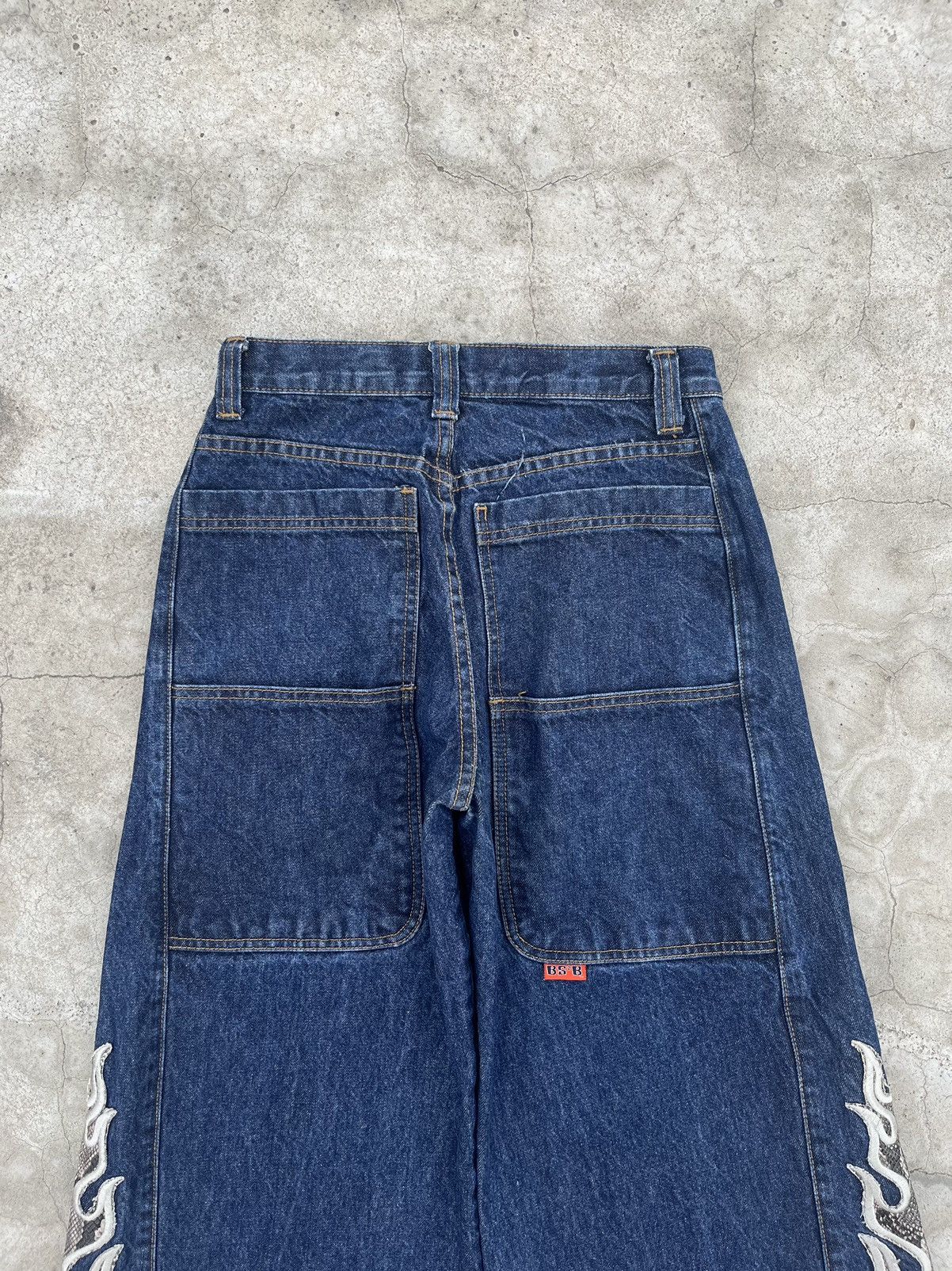 JNCO Vintage Y2K Wide Leg rave skate pant Size US 27 - 6 Thumbnail