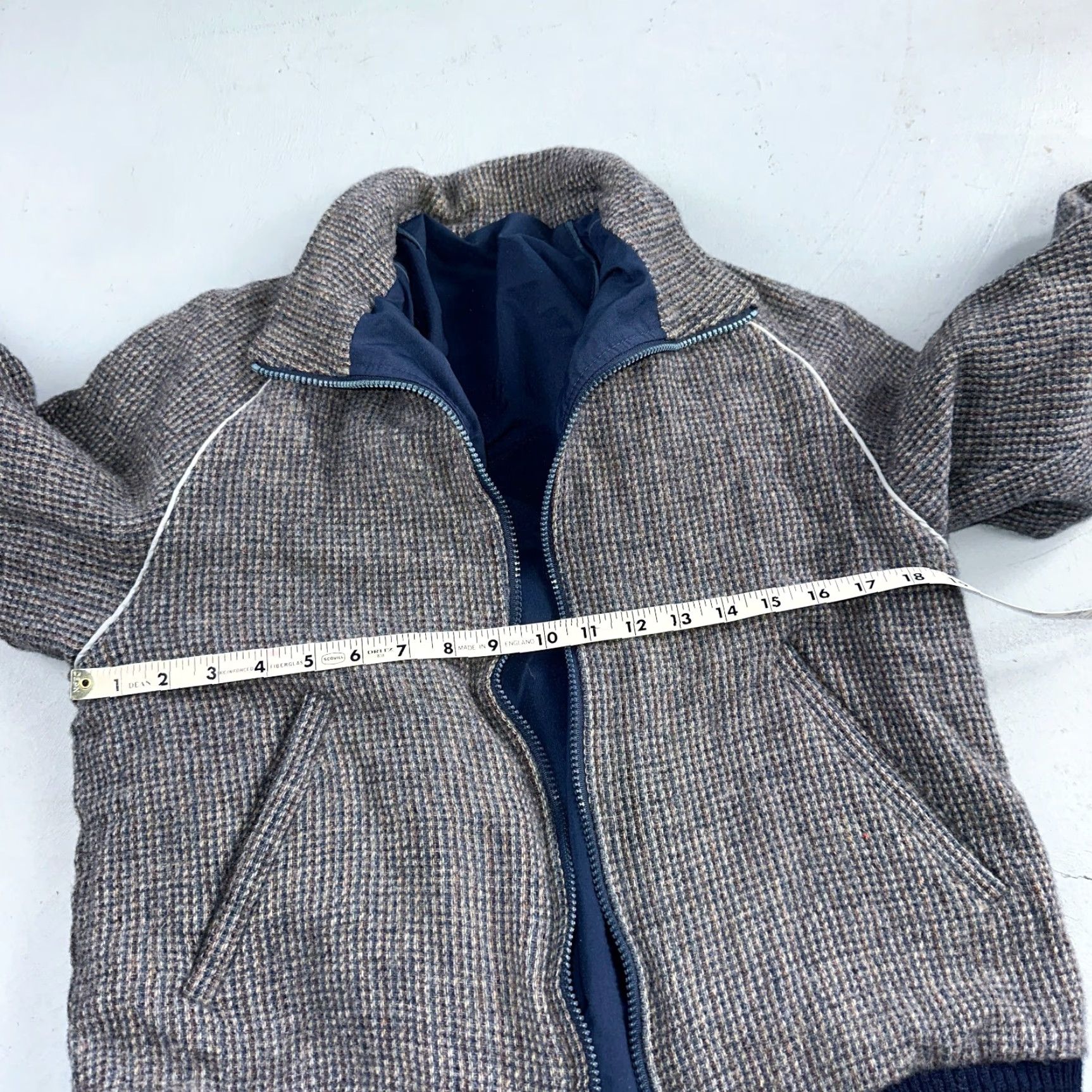 Pendleton Vintage Pendleton USA Men’s Medium Blue Insulated Wool Bomber Jacket Zipper Broken Size US M / EU 48-50 / 2 - 6 Thumbnail