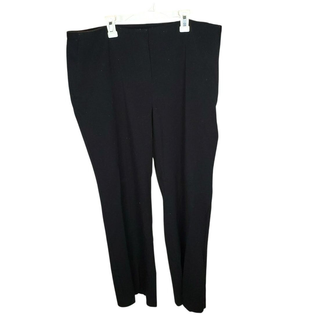 Chicos Chico’s Black Dress Pants Ankle Length Size 3 Short Size 38" / US 16 / IT 52 - 1 Thumbnail