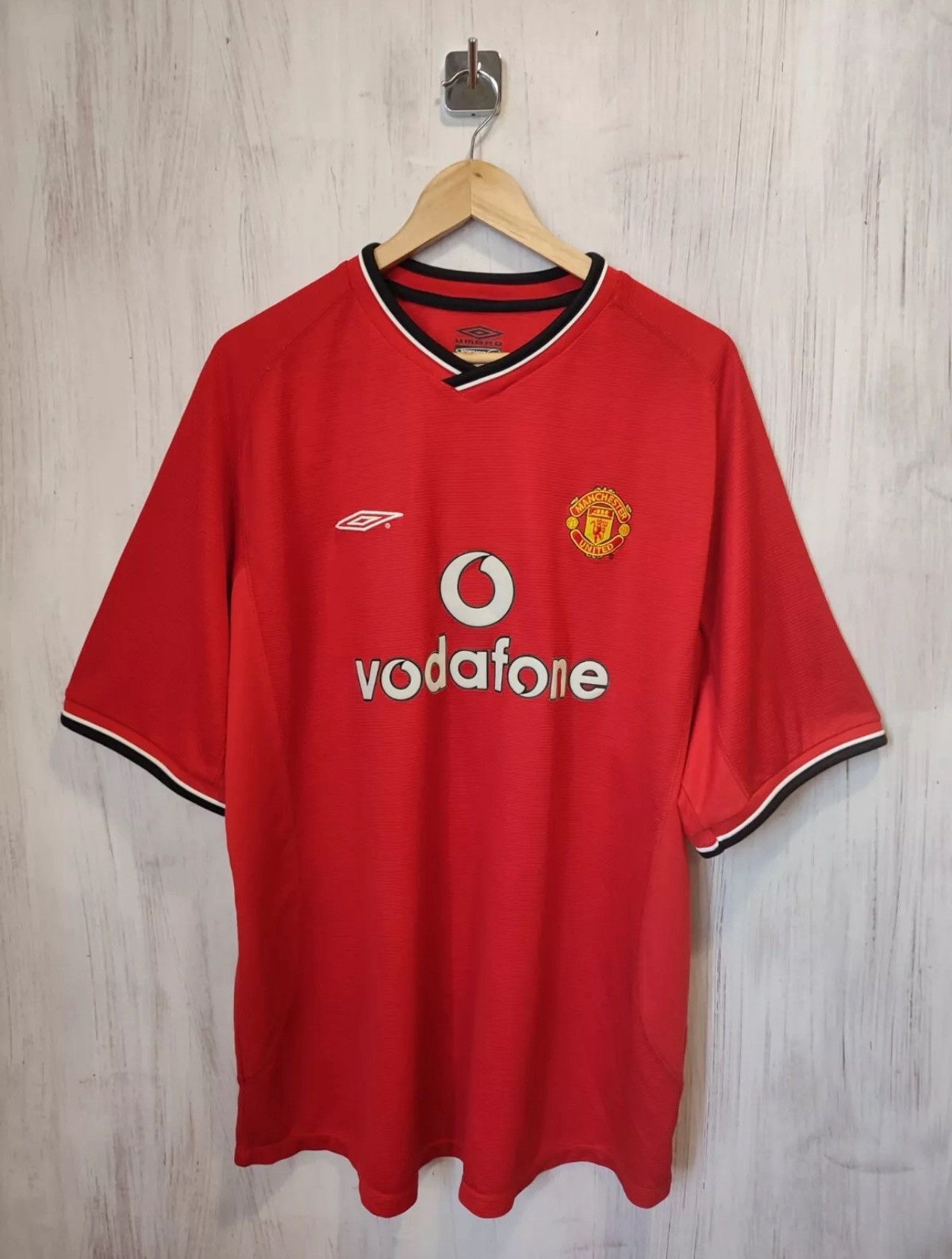 Umbro Retro Manchester United 00/02 Football Home Shirt (Umbro) Size US XXL / EU 58 / 5 - 1 Thumbnail