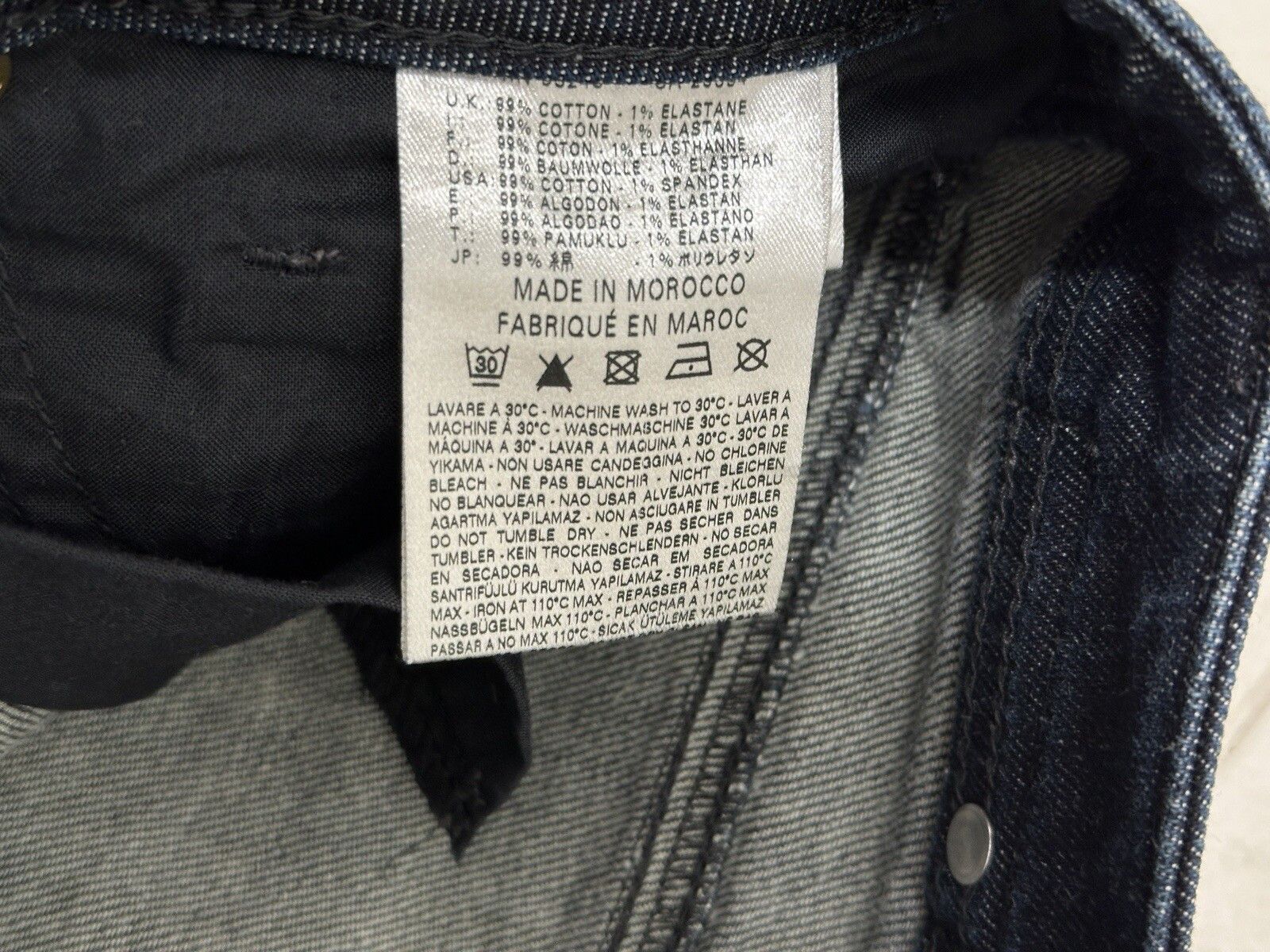 Diesel Vintage Diesel Denim Mini Short Pencil y2k Skirt 2000`s Size 29" - 11 Thumbnail