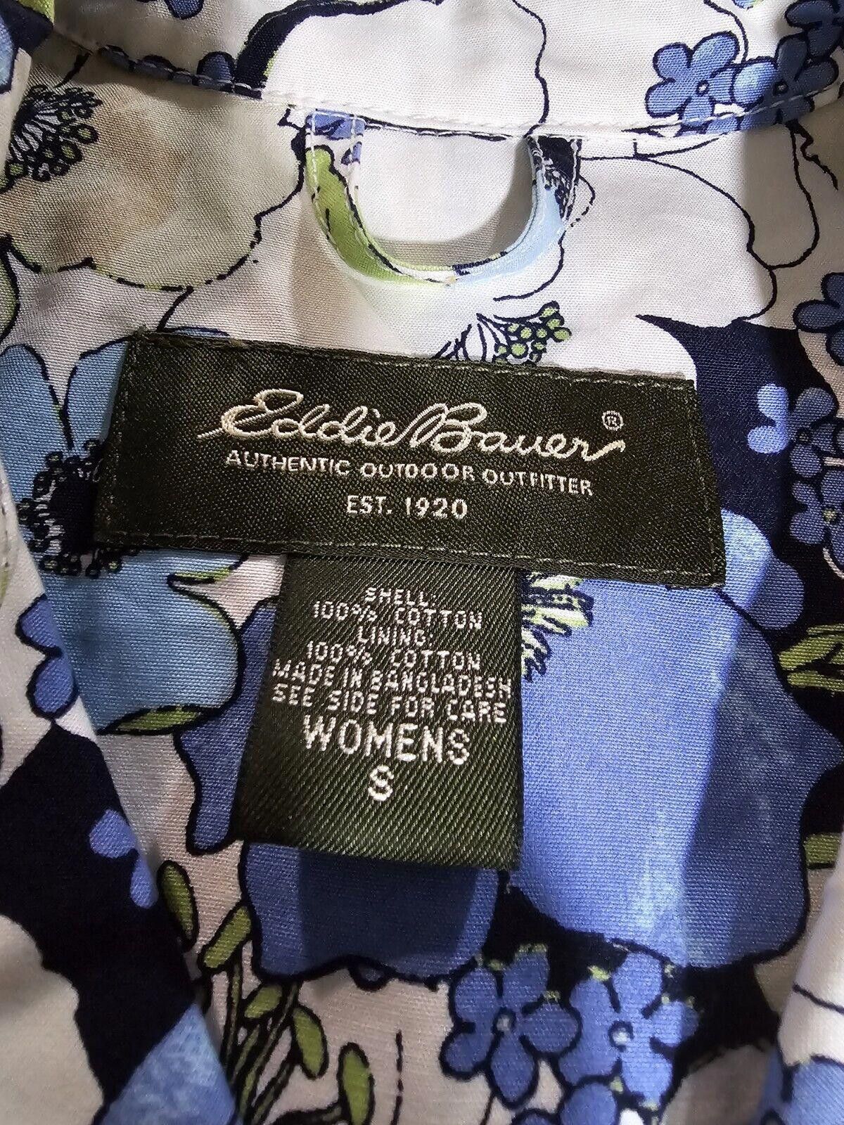 Eddie Bauer Eddie Bauer floral belted blazer jacket 4 Button S Size S / US 4 / IT 40 - 3 Thumbnail