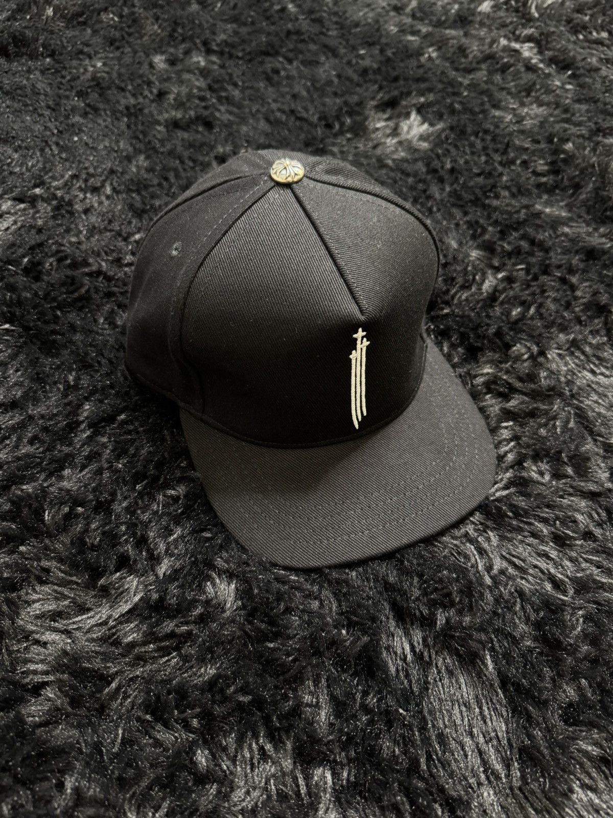 Chrome Hearts Chrome Hearts Three Cross Hat Size ONE SIZE - 1 Thumbnail